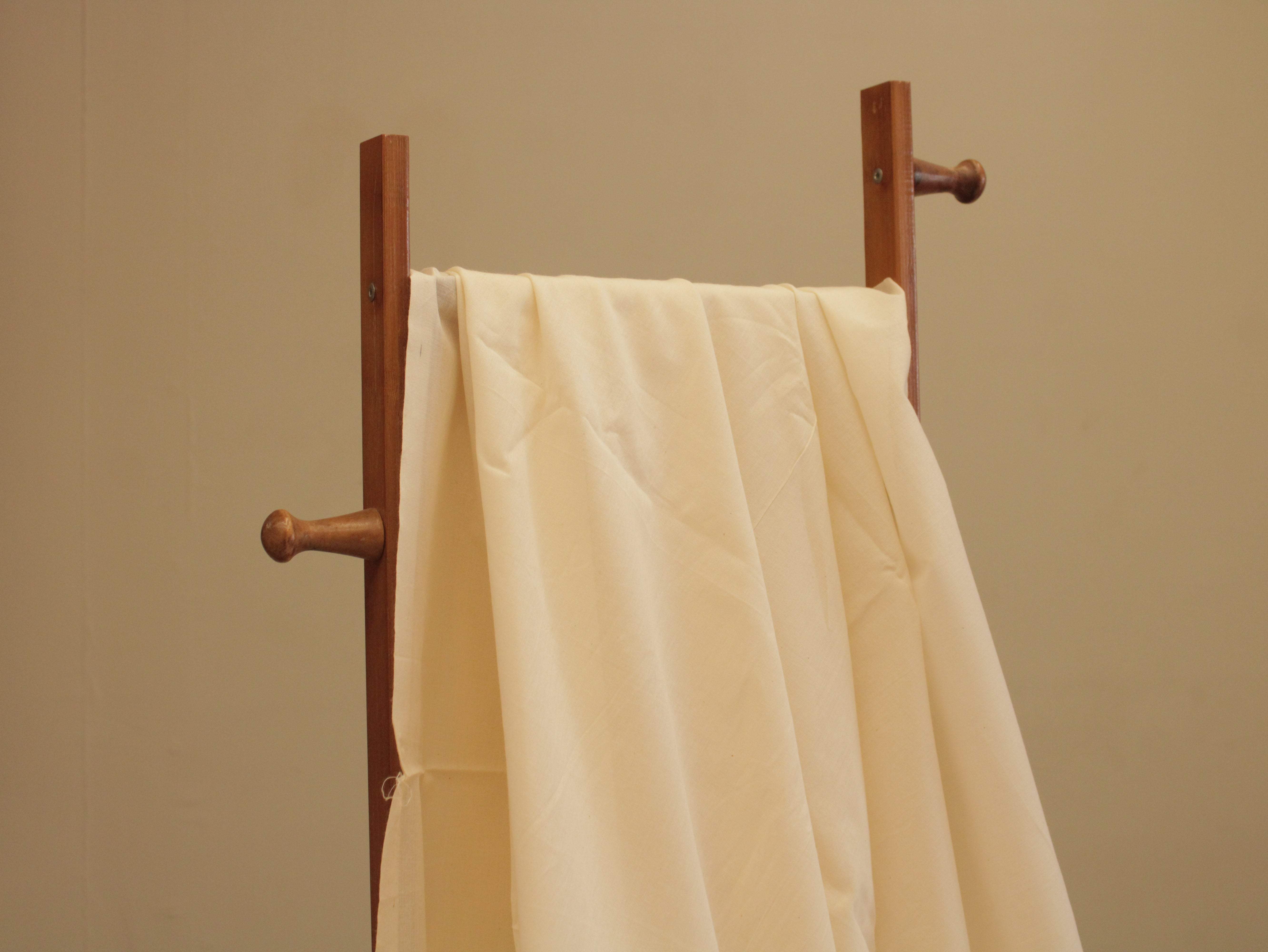 Plain Cora Cotton Cambric Fabric - Raw White Dyeable - M'Foks