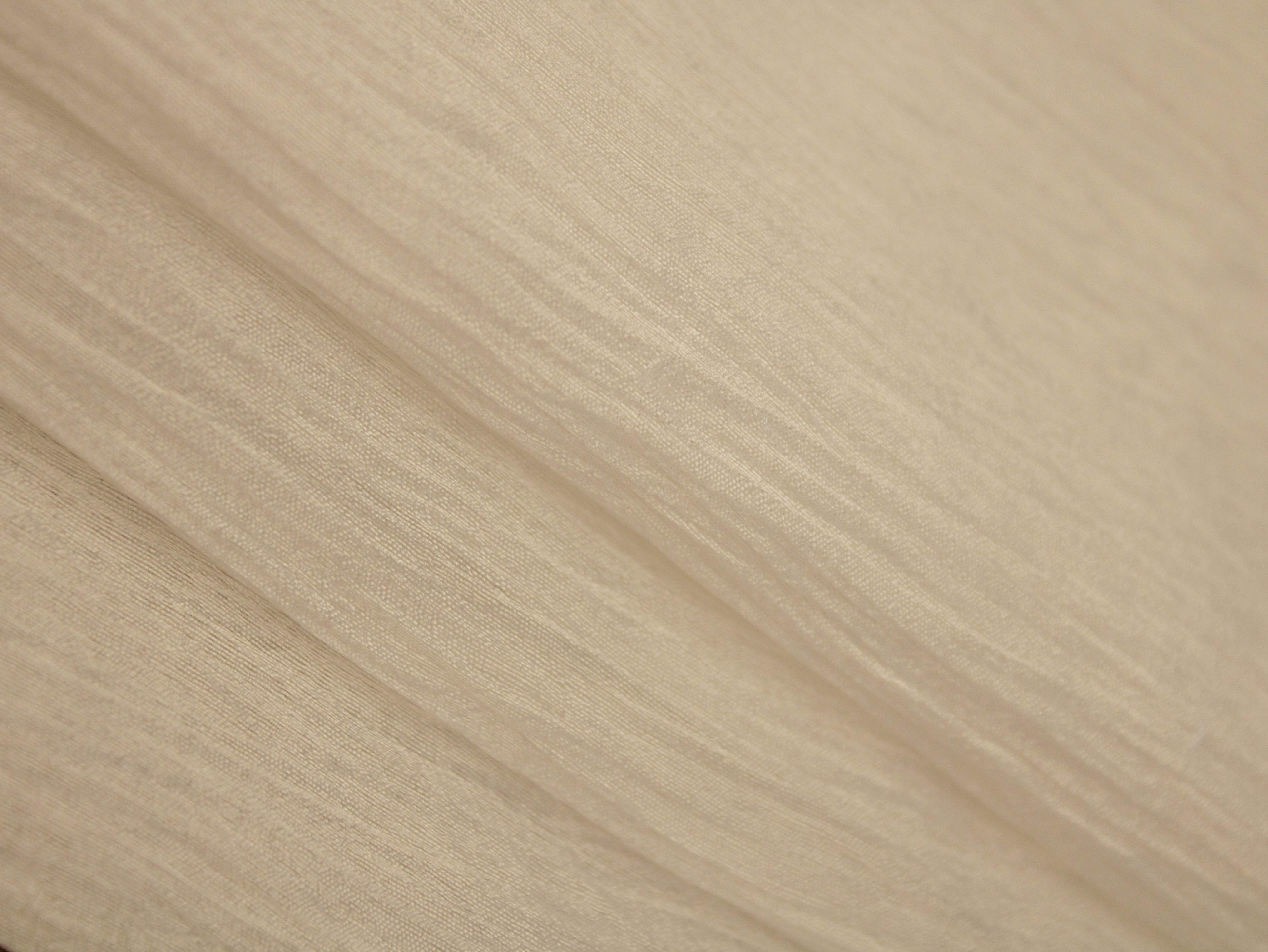 Crush Silk Fabric - White Dyeable - M'Foks