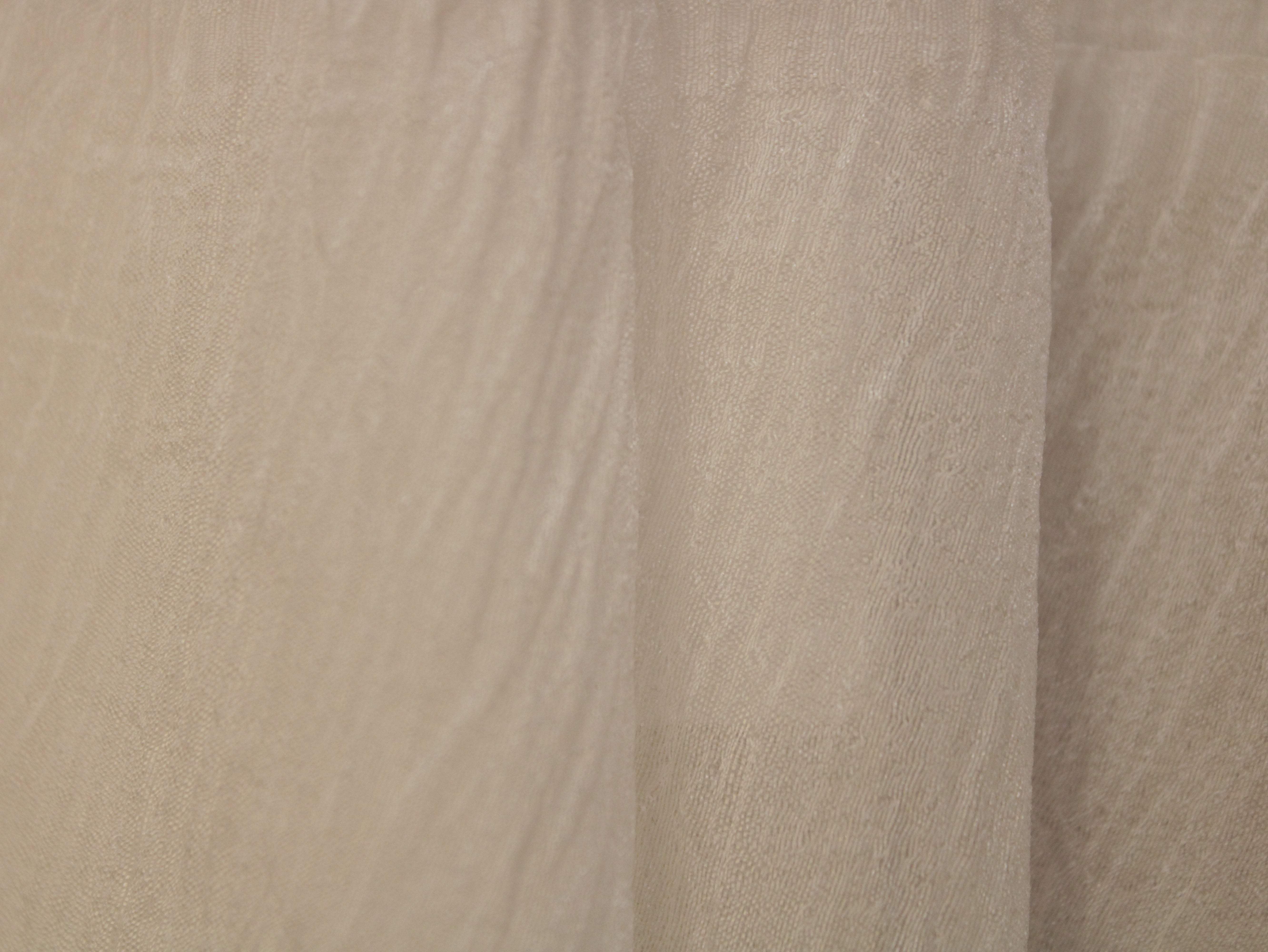 Crush Silk Fabric - White Dyeable - M'Foks