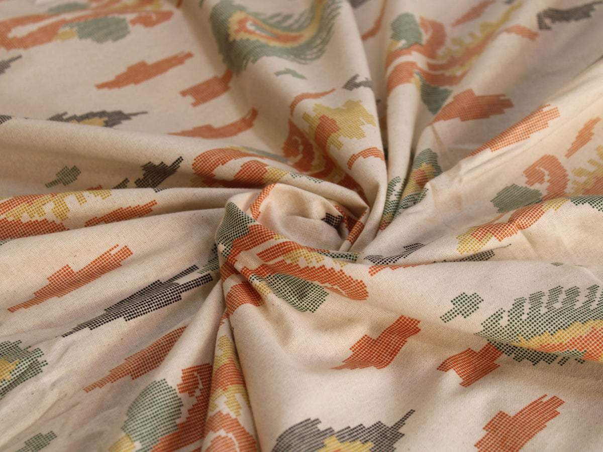 Tissu Imprimé Premium Pur Coton Laize 112 cm