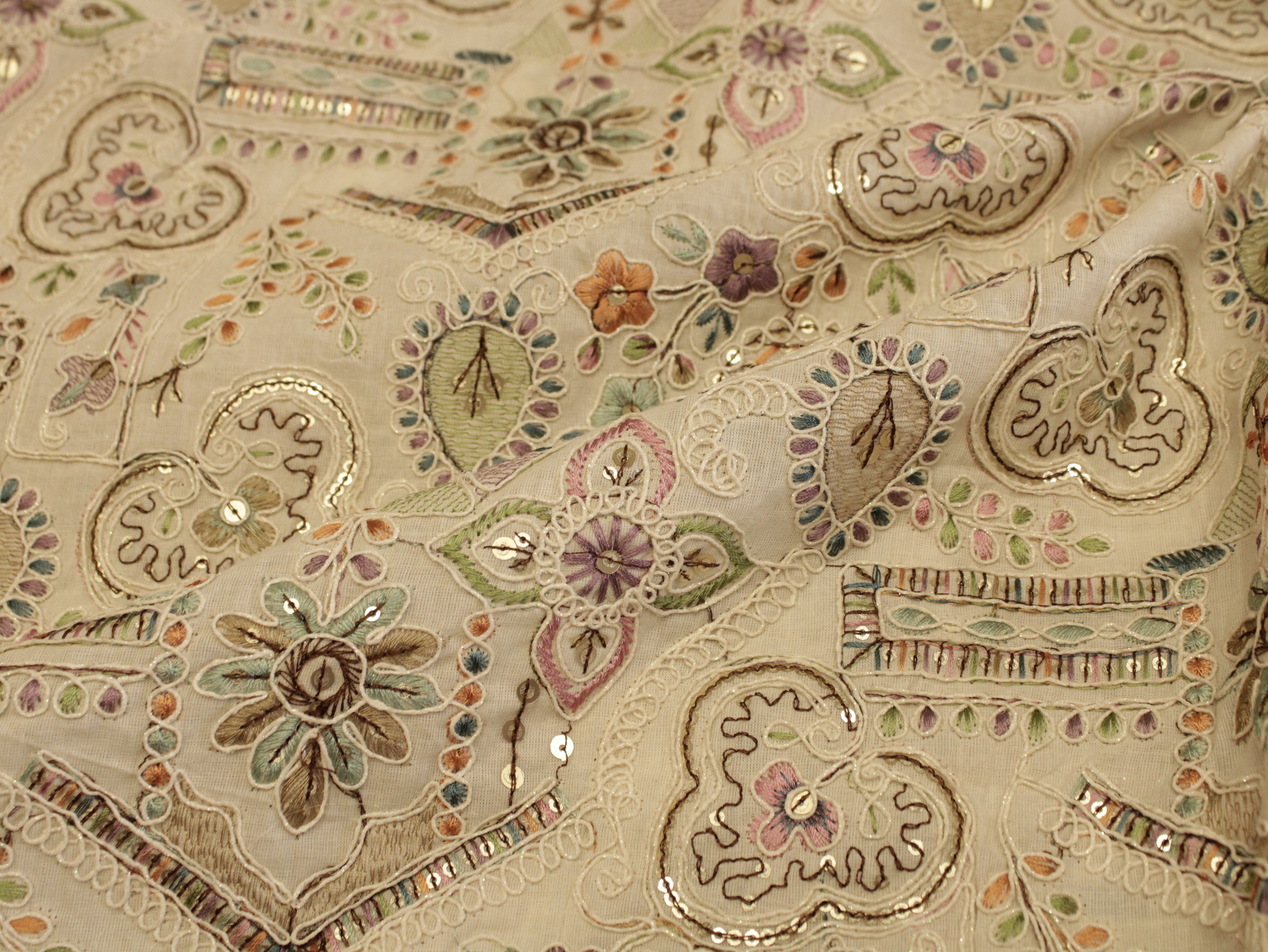 Premium Thread Work Fabric for Indowestern & Family Ensembles