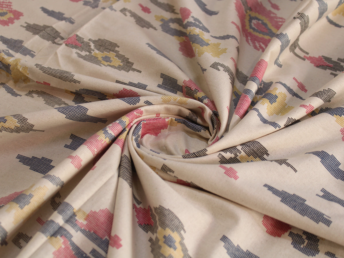 Tissu Imprimé Premium Pur Coton Laize 112 cm