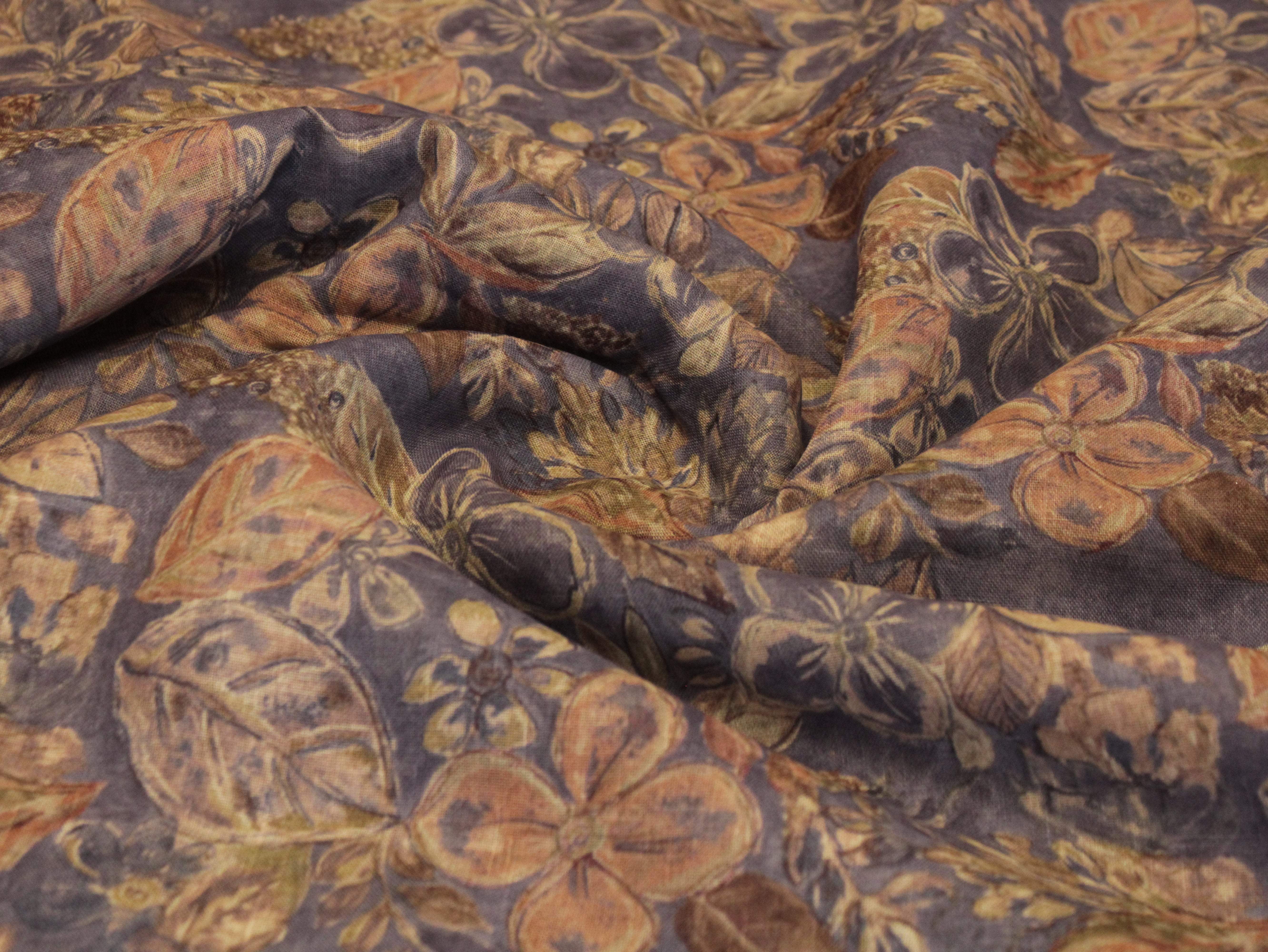 Art Linen Cotton Digital Printed Fabric - M'Foks