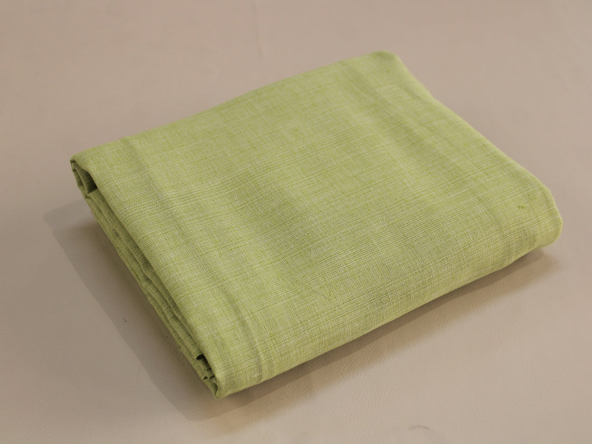 Tissu uni métier à tisser en pur coton, 112 cm de large - Marron clair