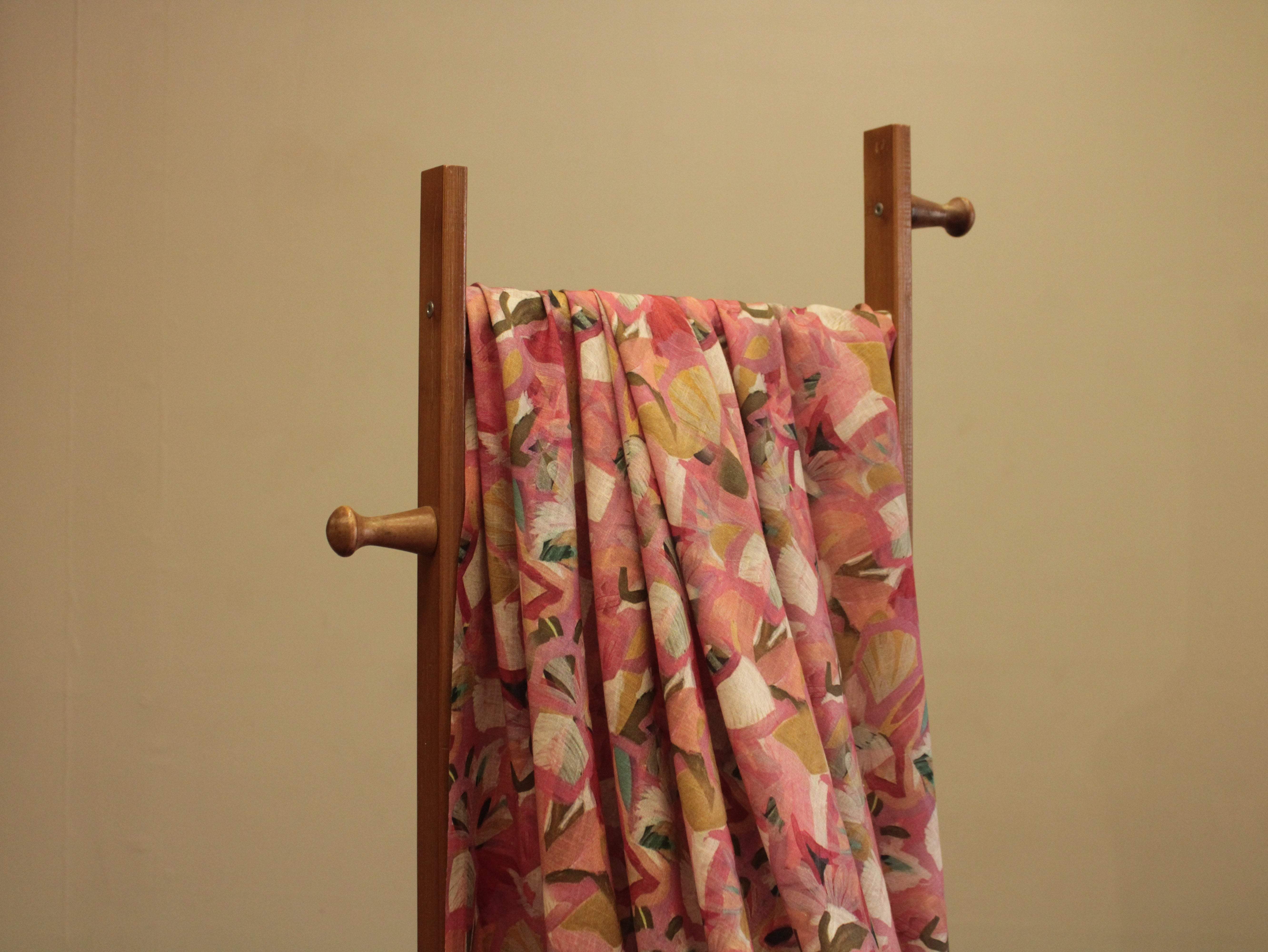 Art Linen Cotton Digital Printed Fabric - M'Foks