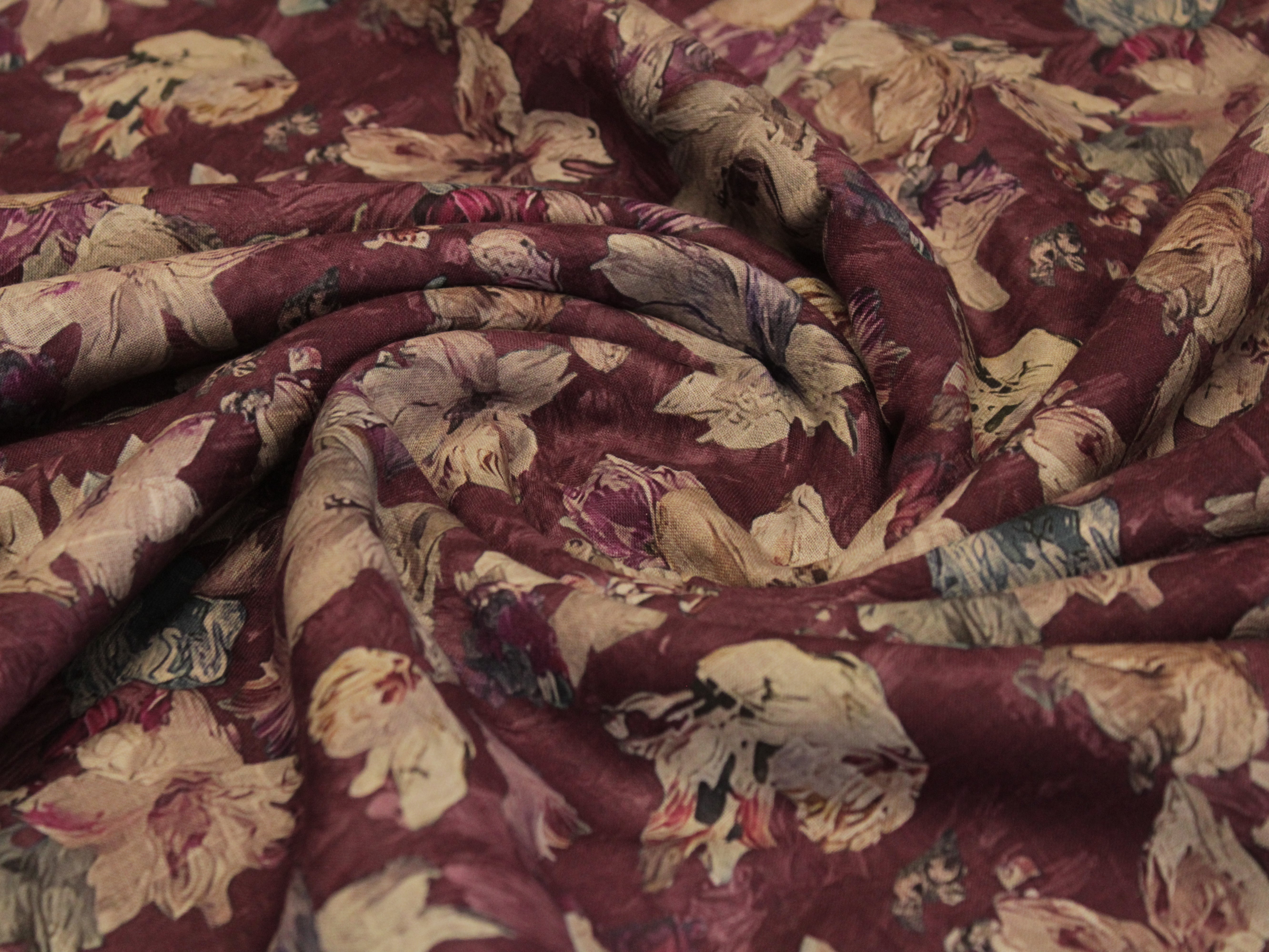 Art Linen Cotton Digital Printed Fabric