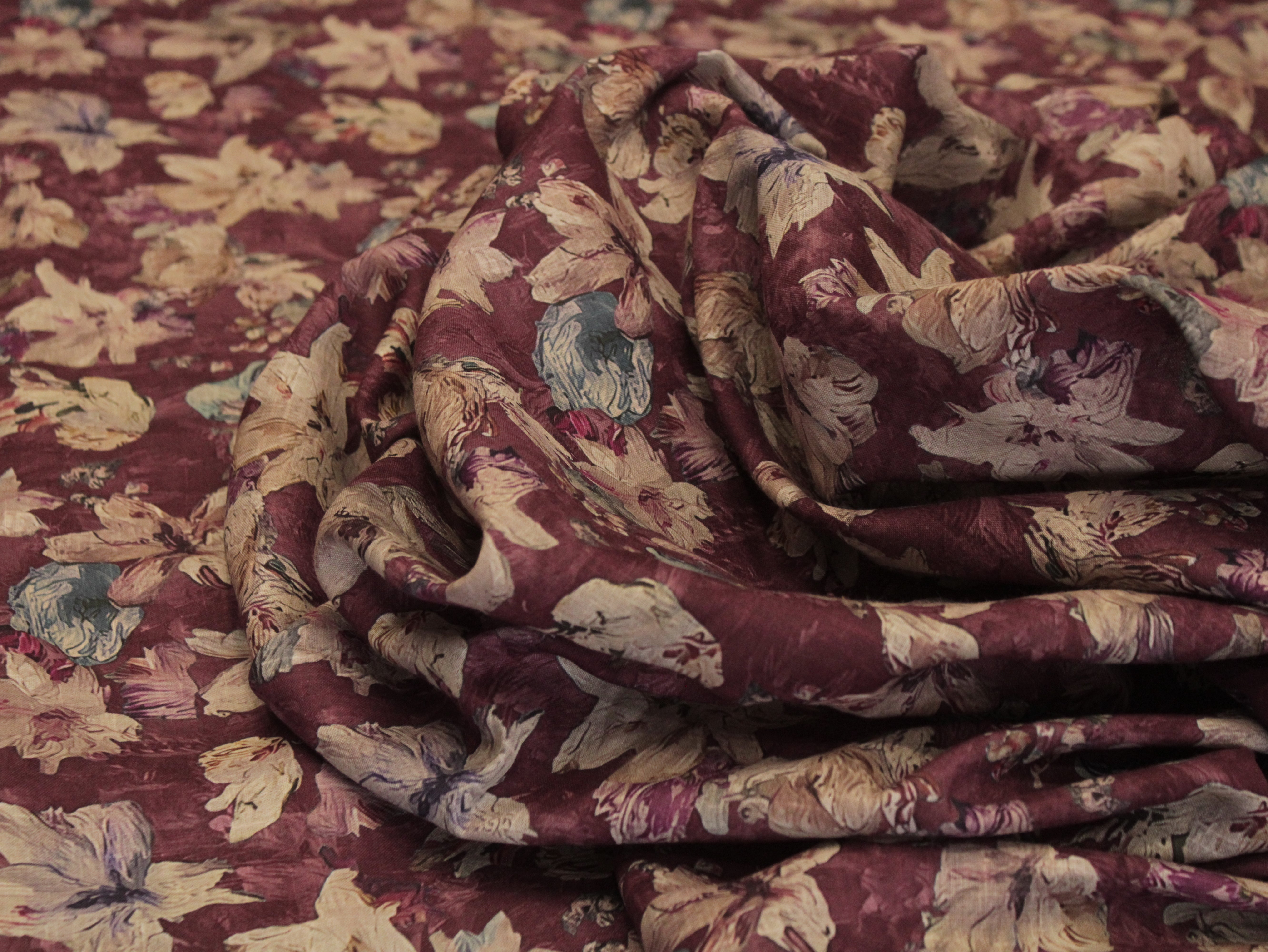 Art Linen Cotton Digital Printed Fabric