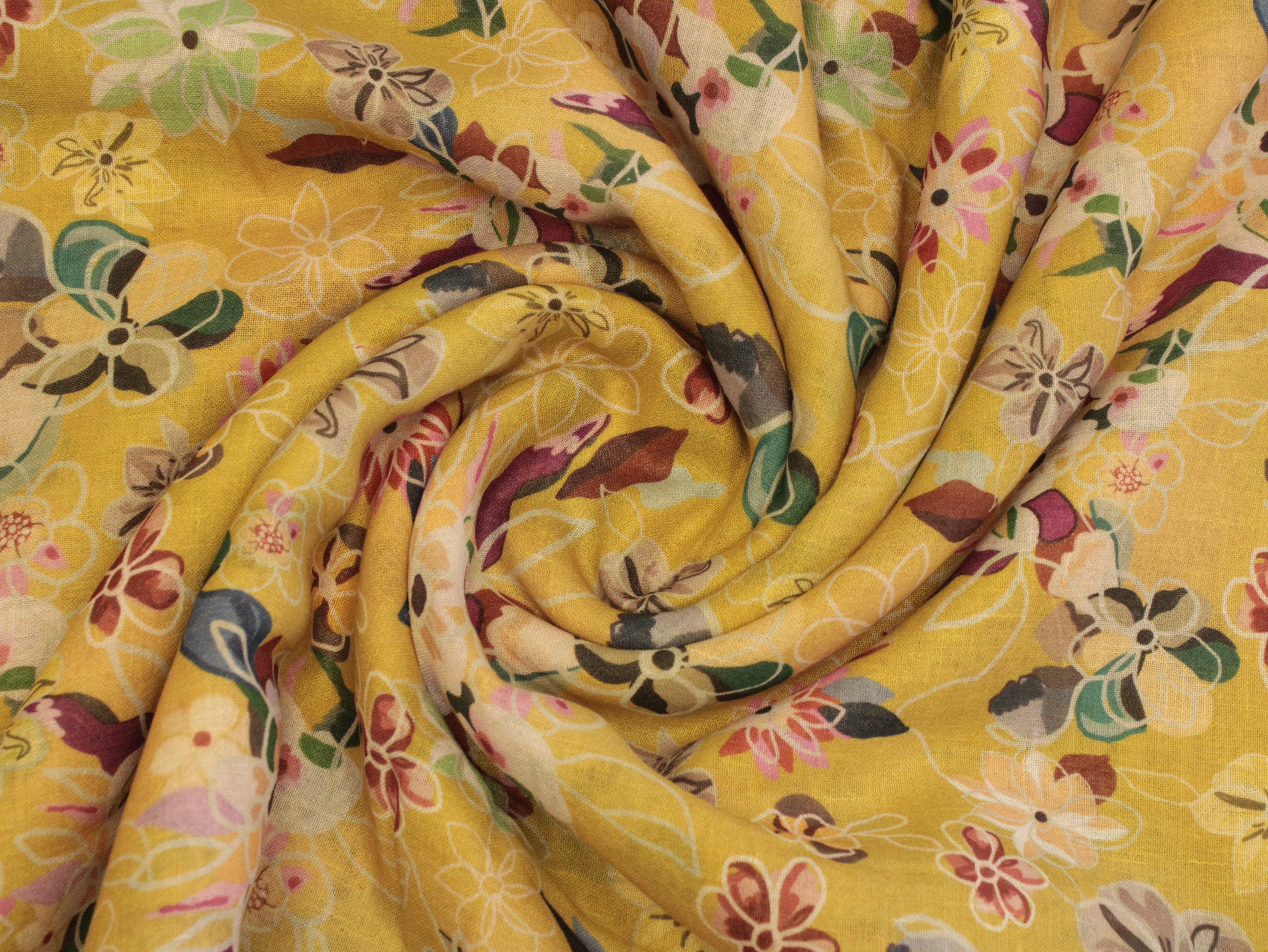 Art Linen Cotton Digital Printed Fabric - M'Foks