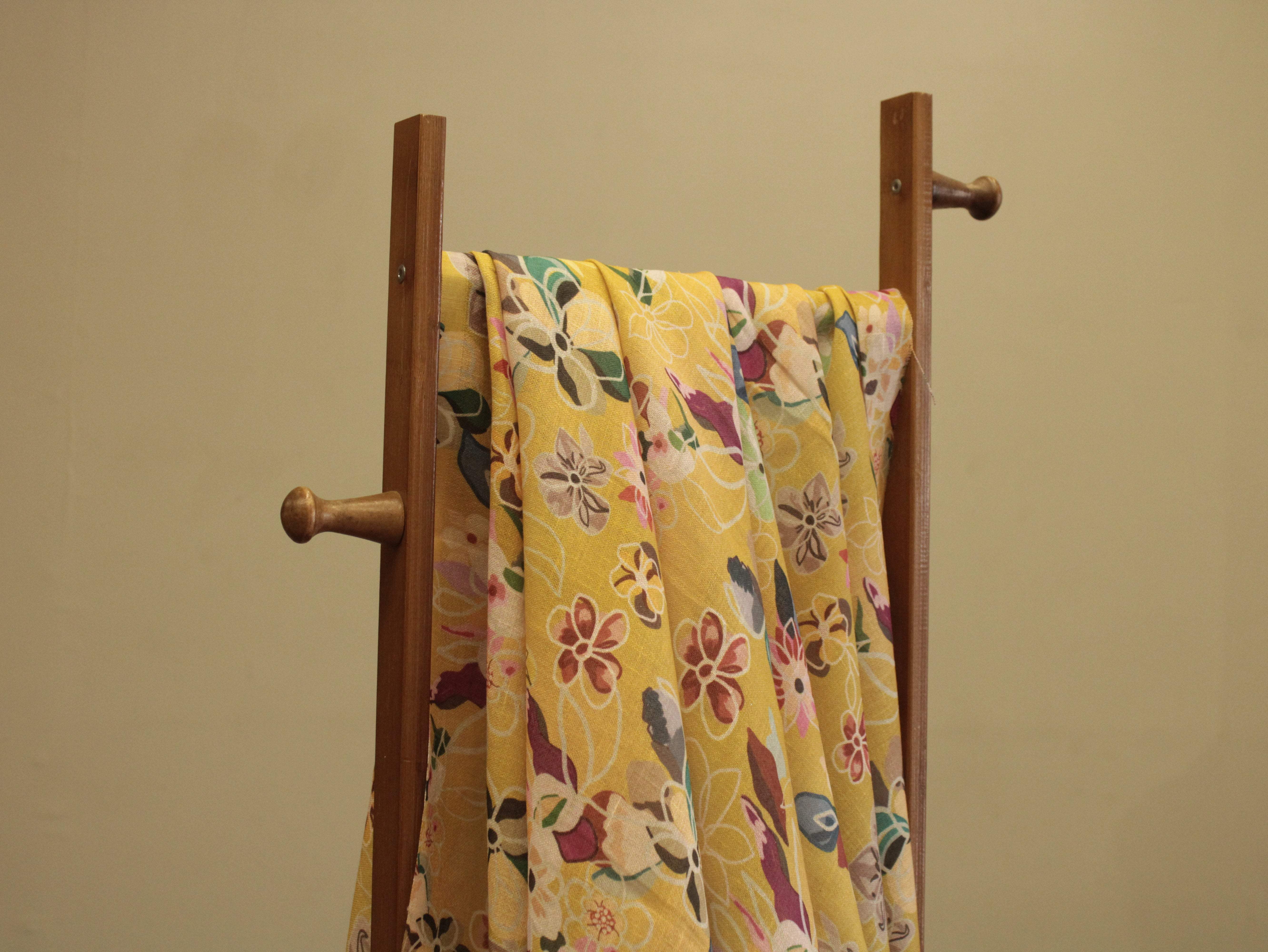 Art Linen Cotton Digital Printed Fabric - M'Foks