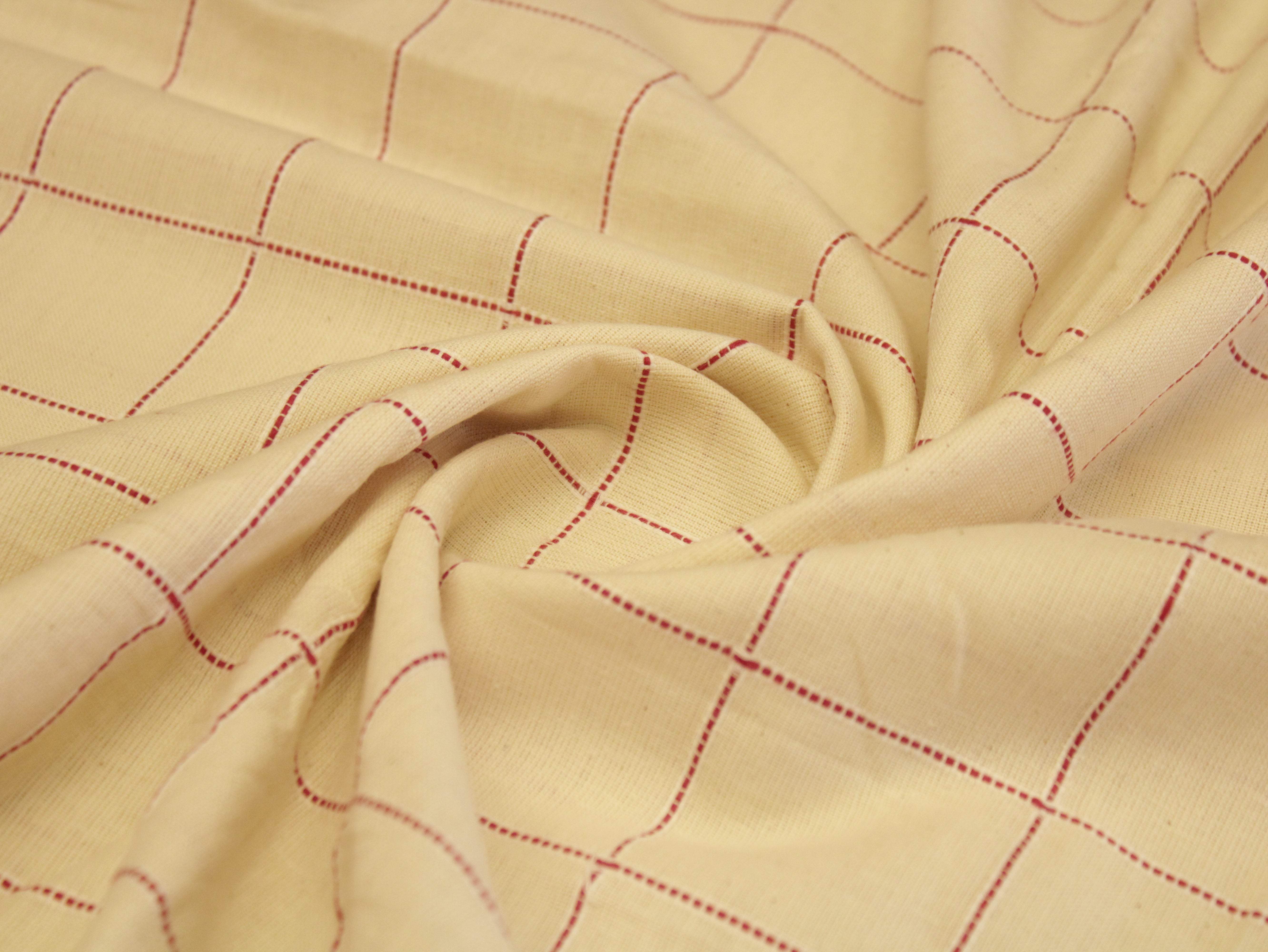 Handloom Woven Cotton Fabric - M'Foks