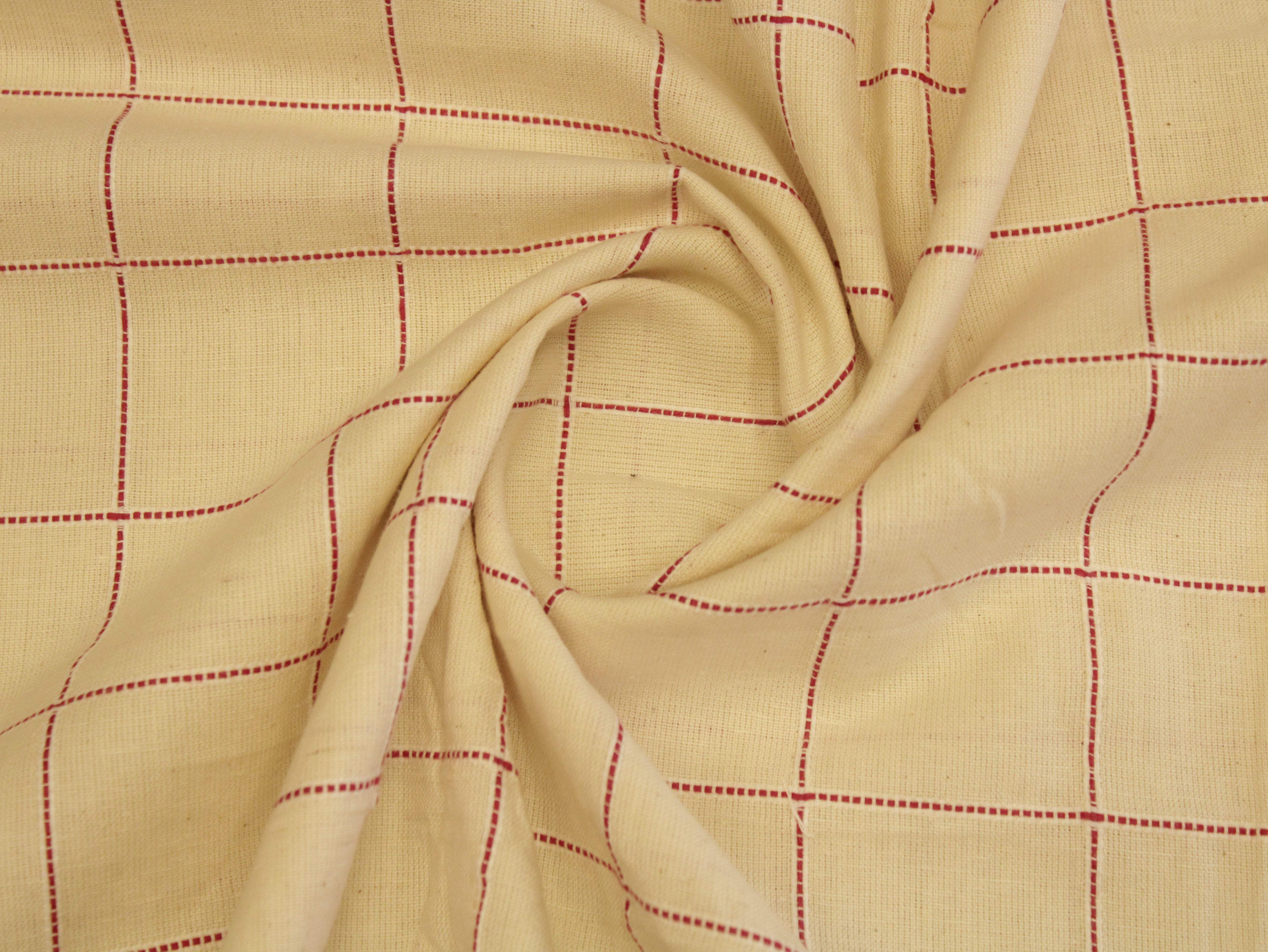 Handloom Woven Cotton Fabric - M'Foks