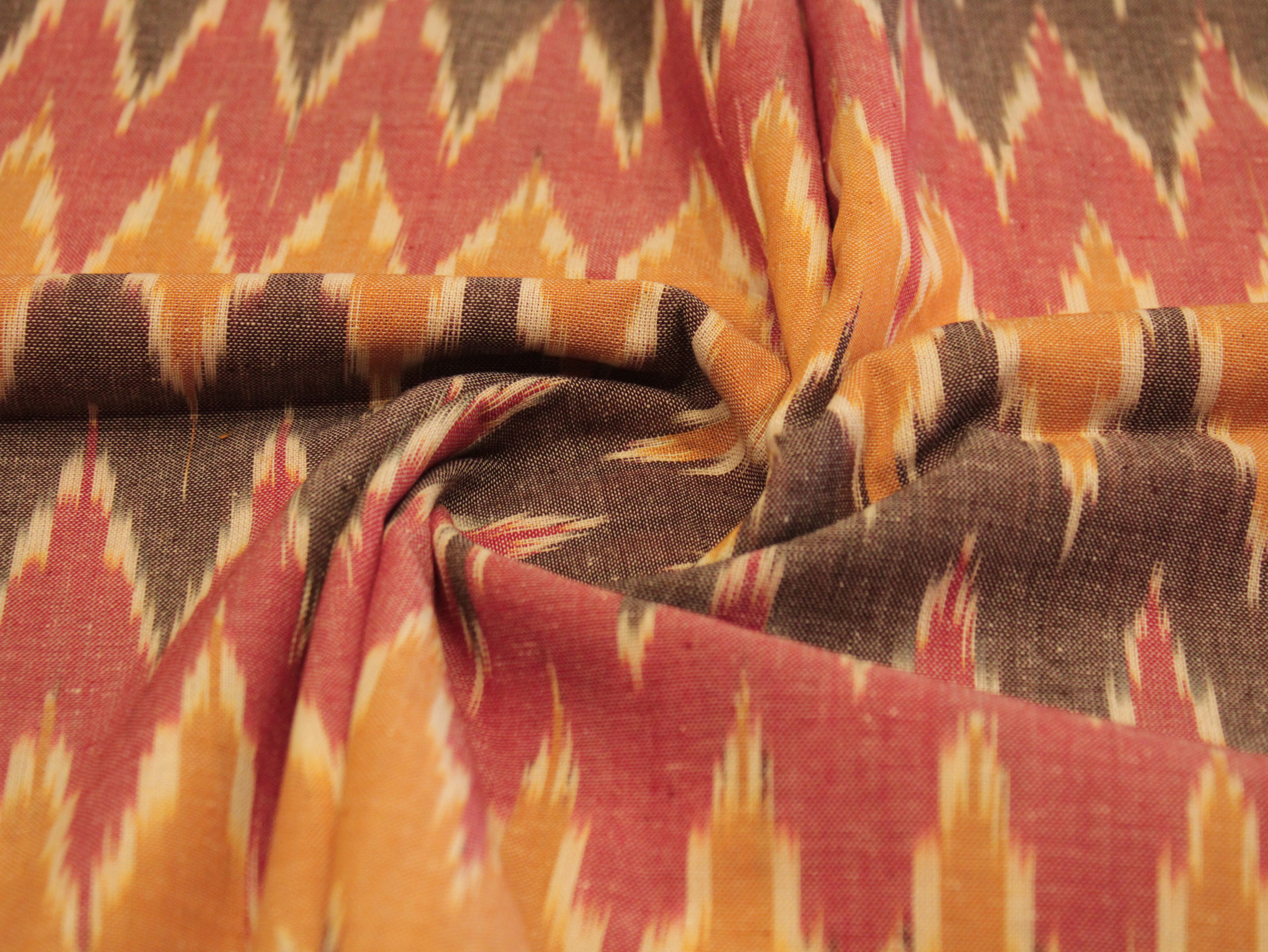 Euphoric - Cotton Block Printed Fabric by M'Foks