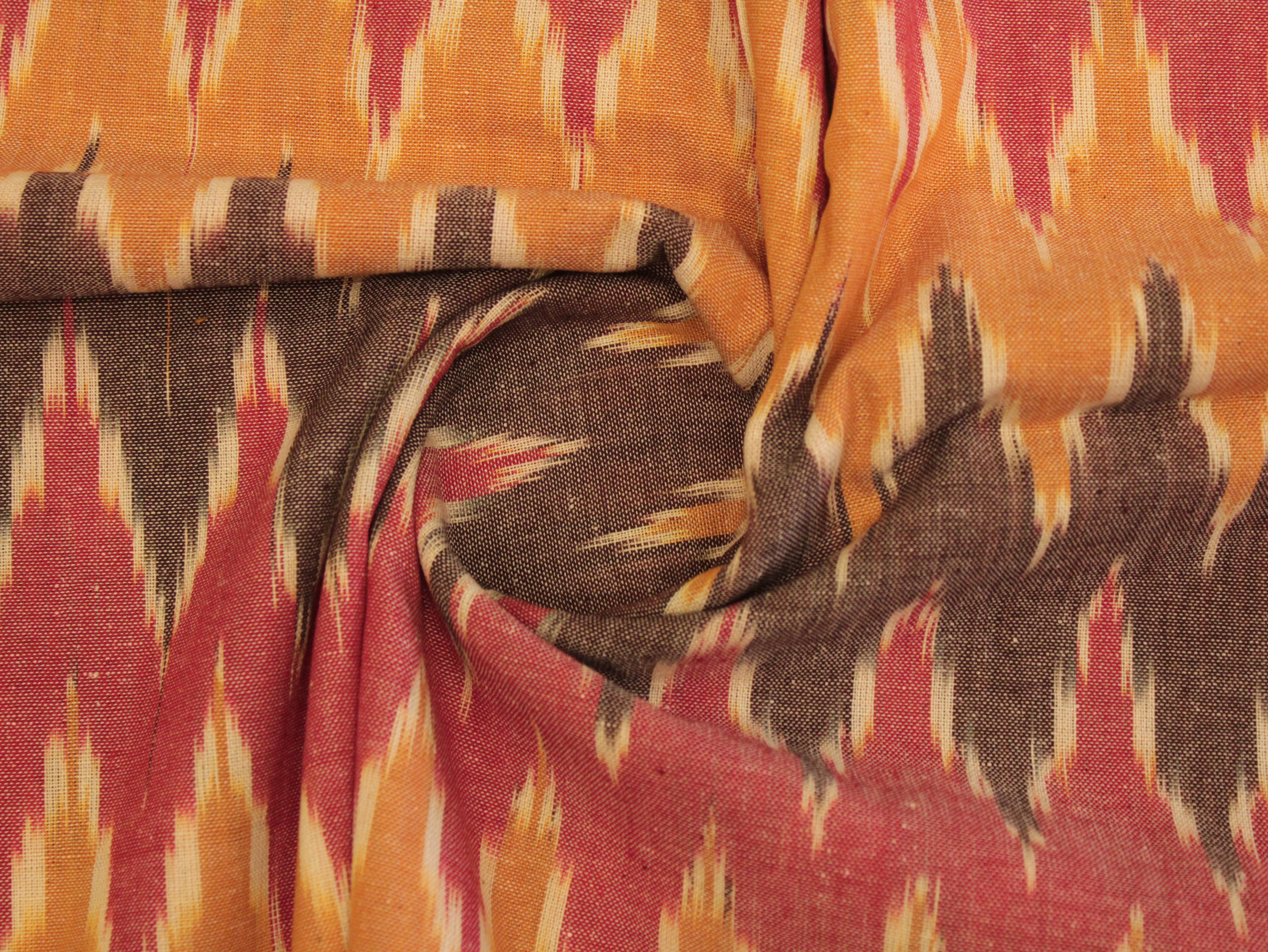 Euphoric - Cotton Block Printed Fabric by M'Foks