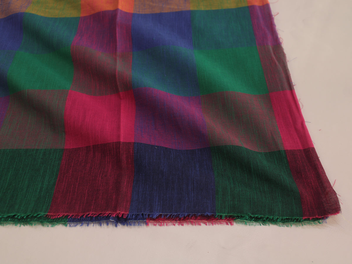 Tissu Seersucker Pur Coton Lavé Qualité 44 Pouces | Seersucker À Carreaux