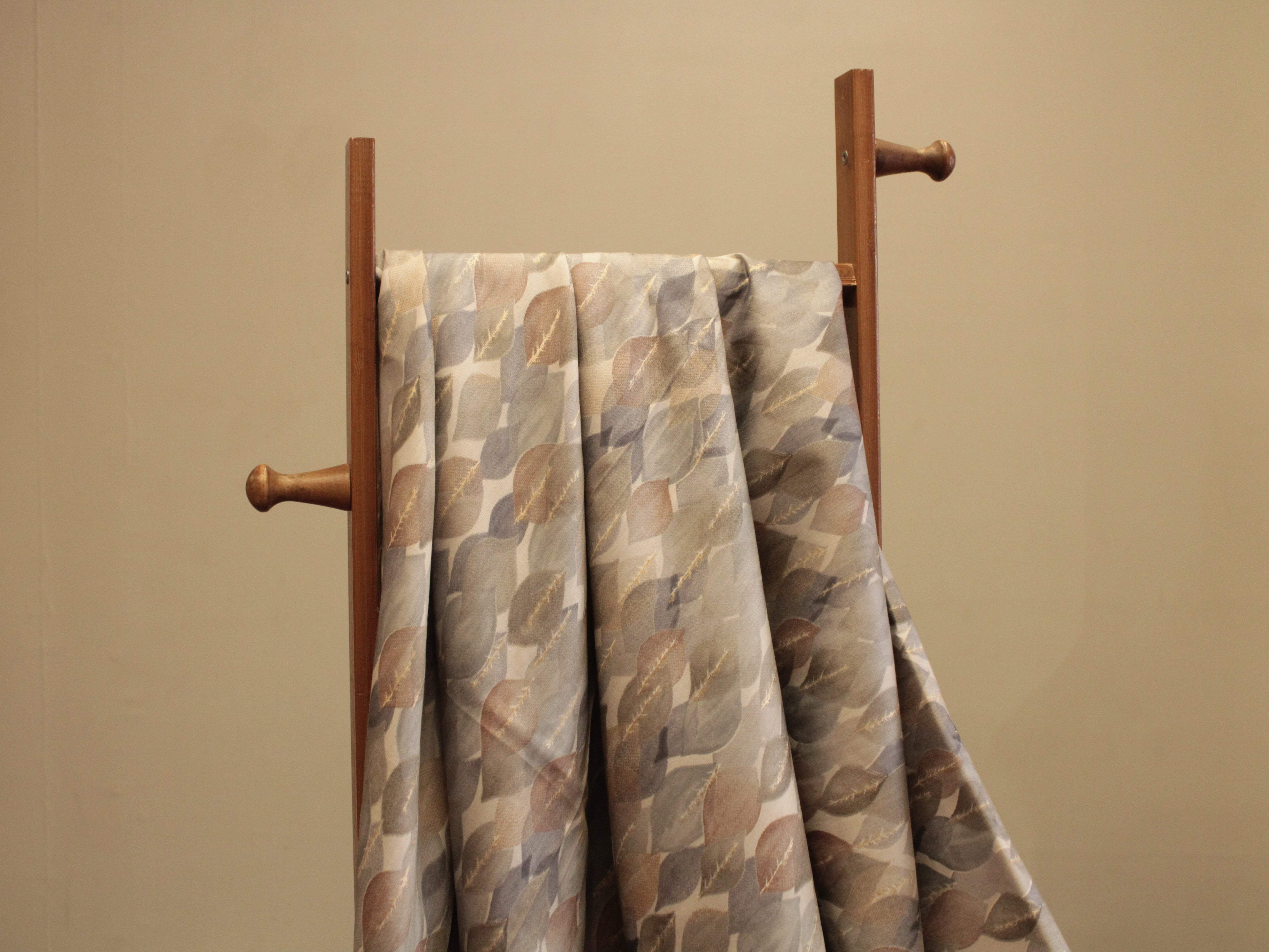 Digital Print Giza Cotton fabric - Grey - M'Foks