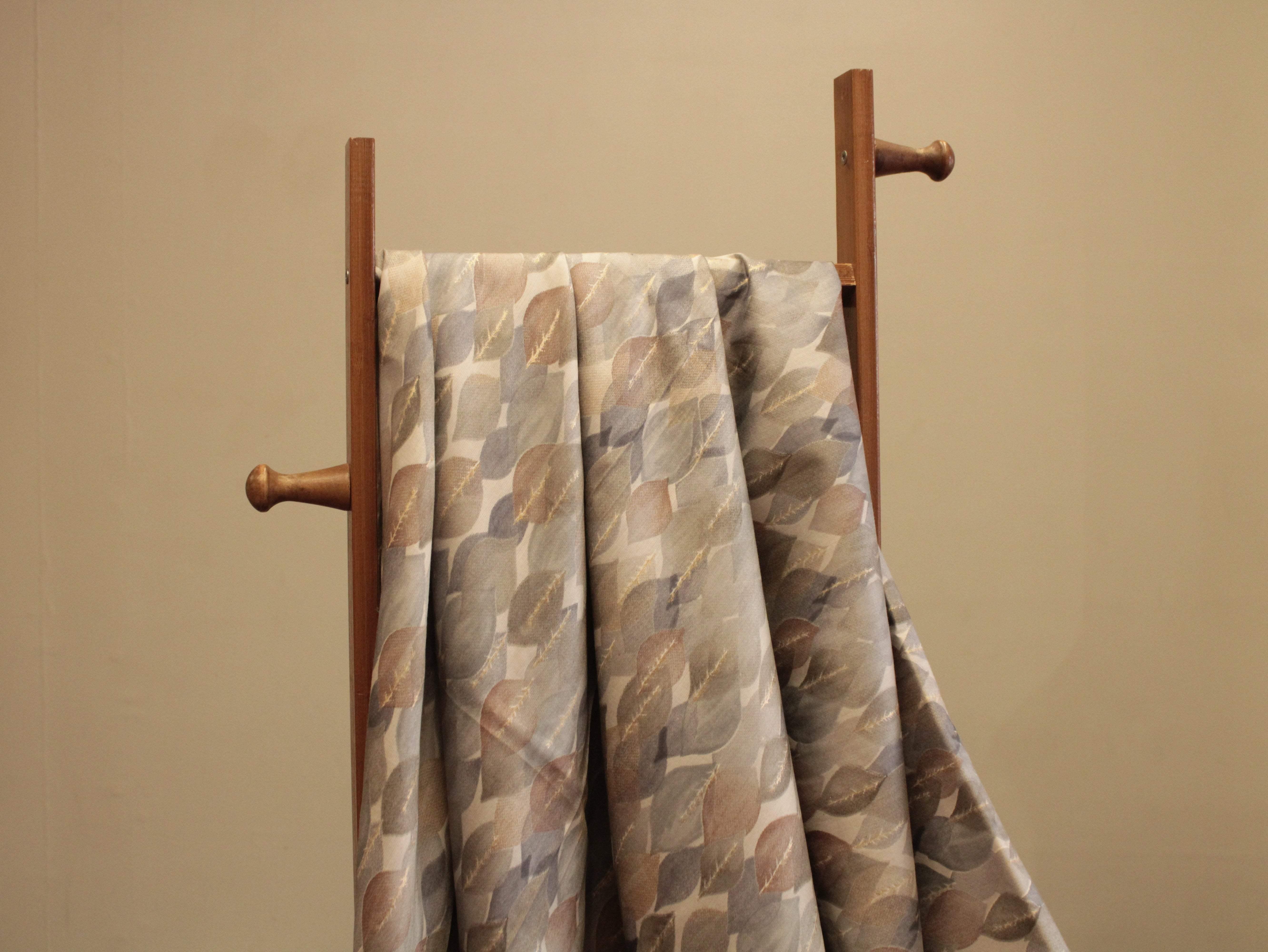 Digital Print Giza Cotton fabric - Grey - M'Foks
