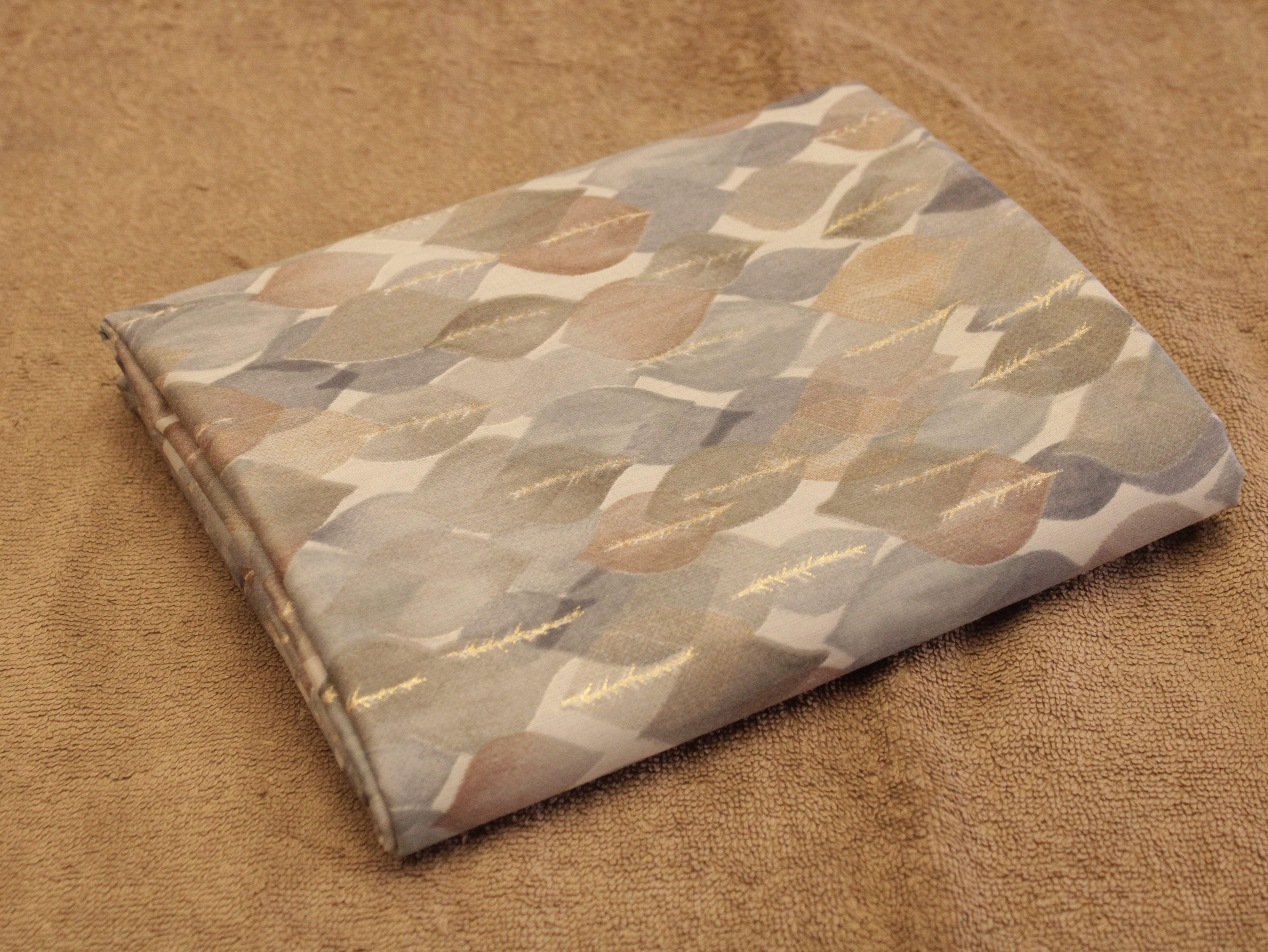 Digital Print Giza Cotton fabric - Grey - M'Foks