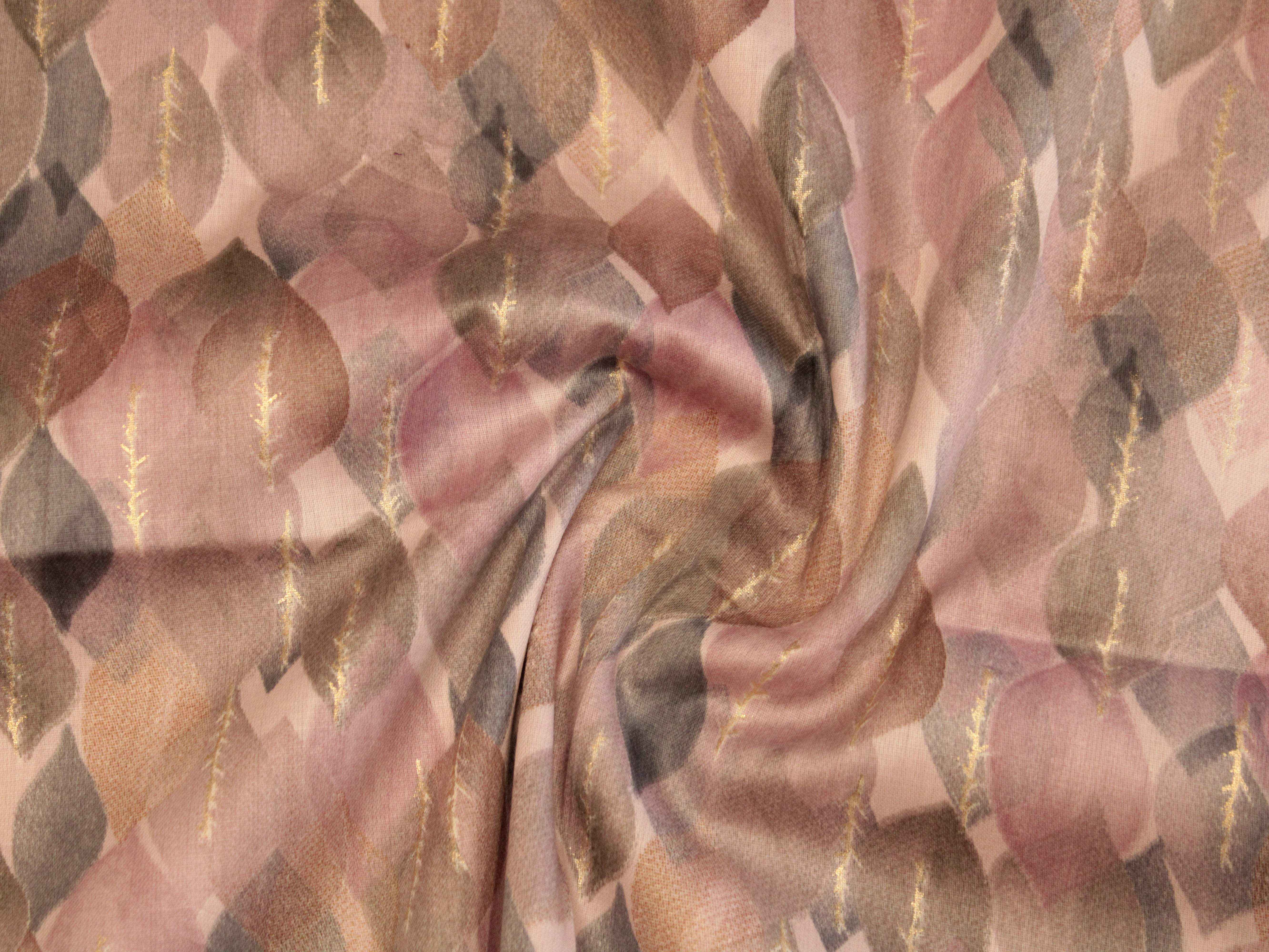 Digital Print Giza Cotton fabric - Pink - M'Foks