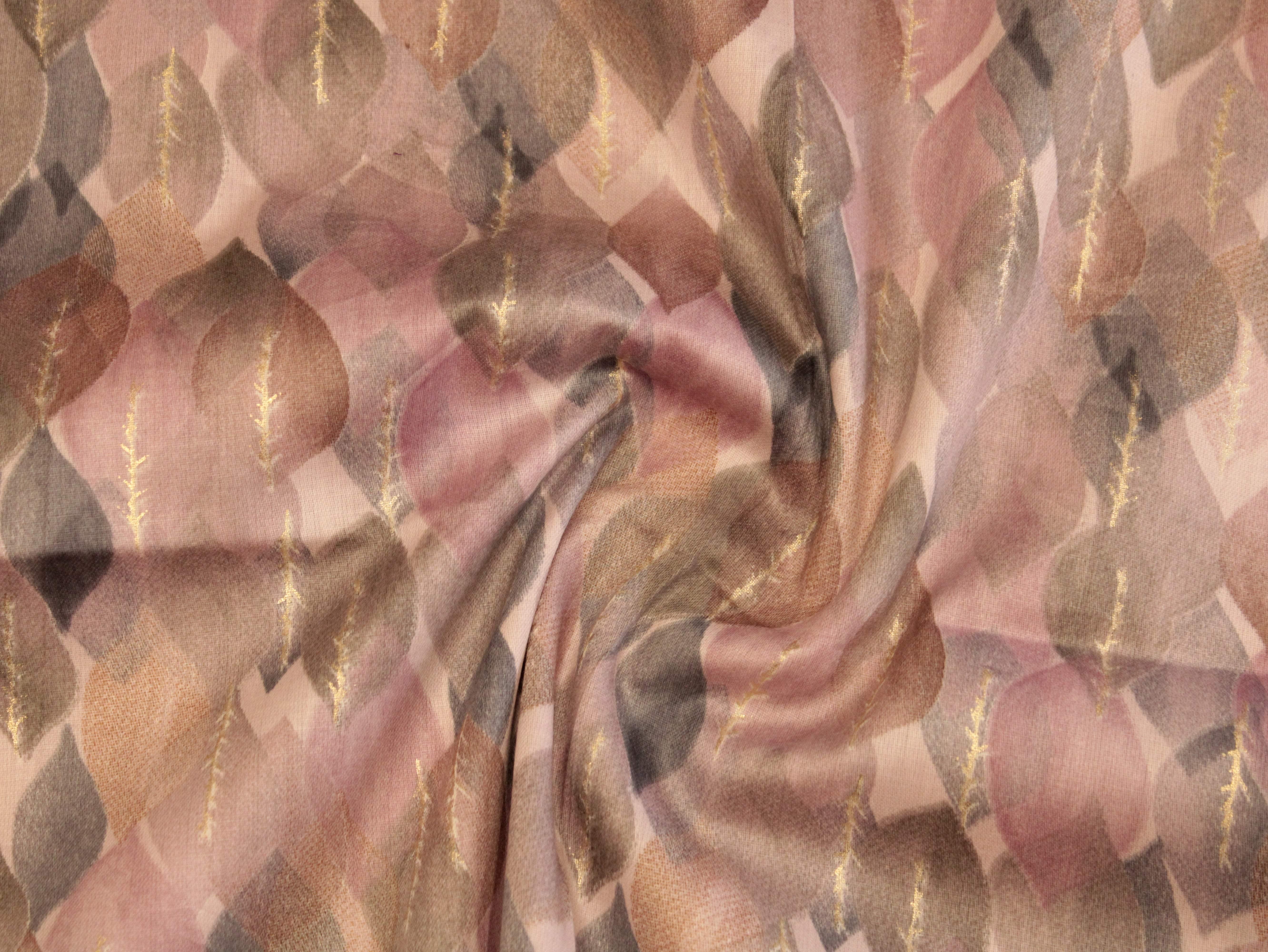Digital Print Giza Cotton fabric - Pink - M'Foks