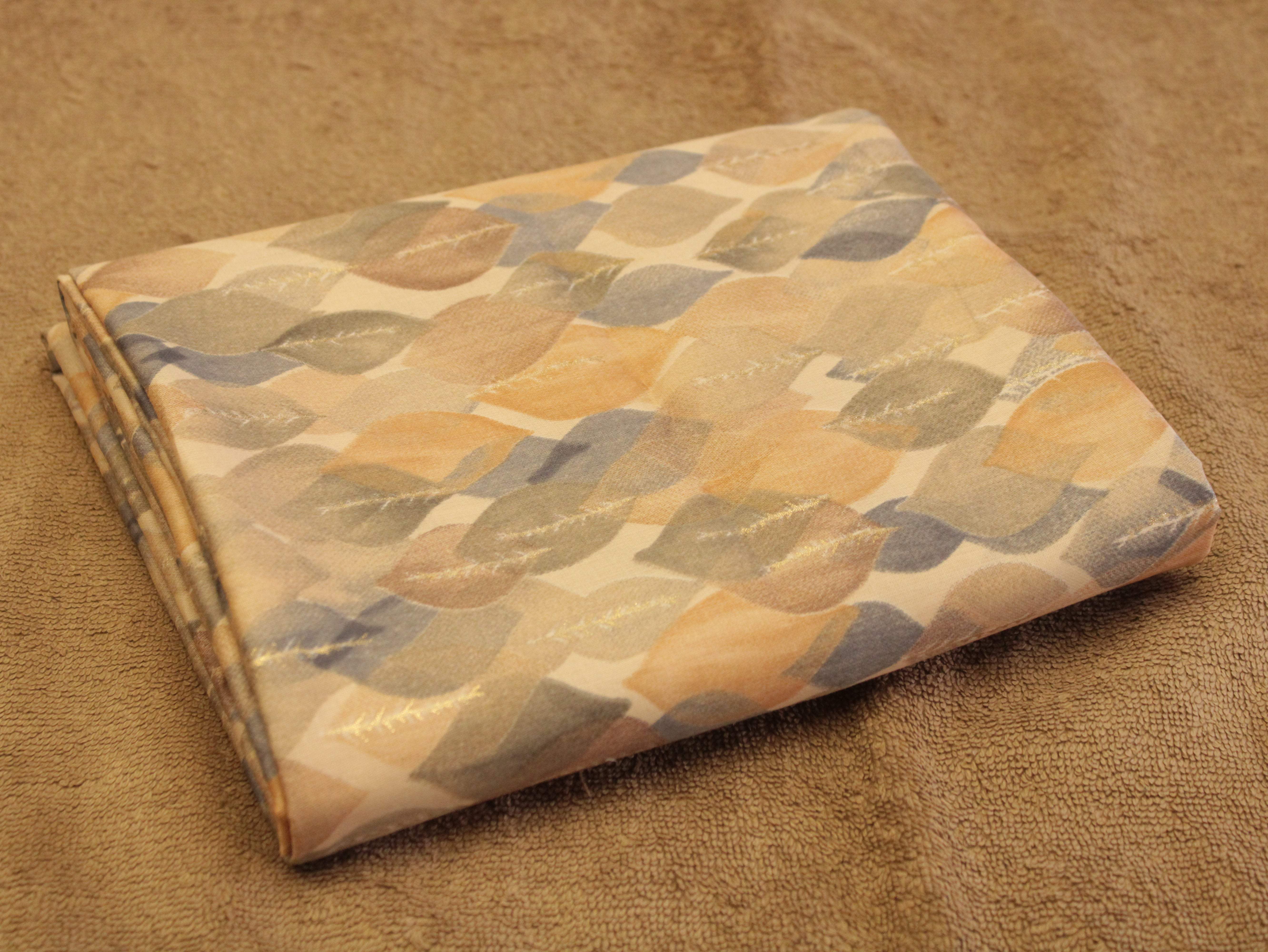 Digital Print Giza Cotton fabric - Yellow - M'Foks