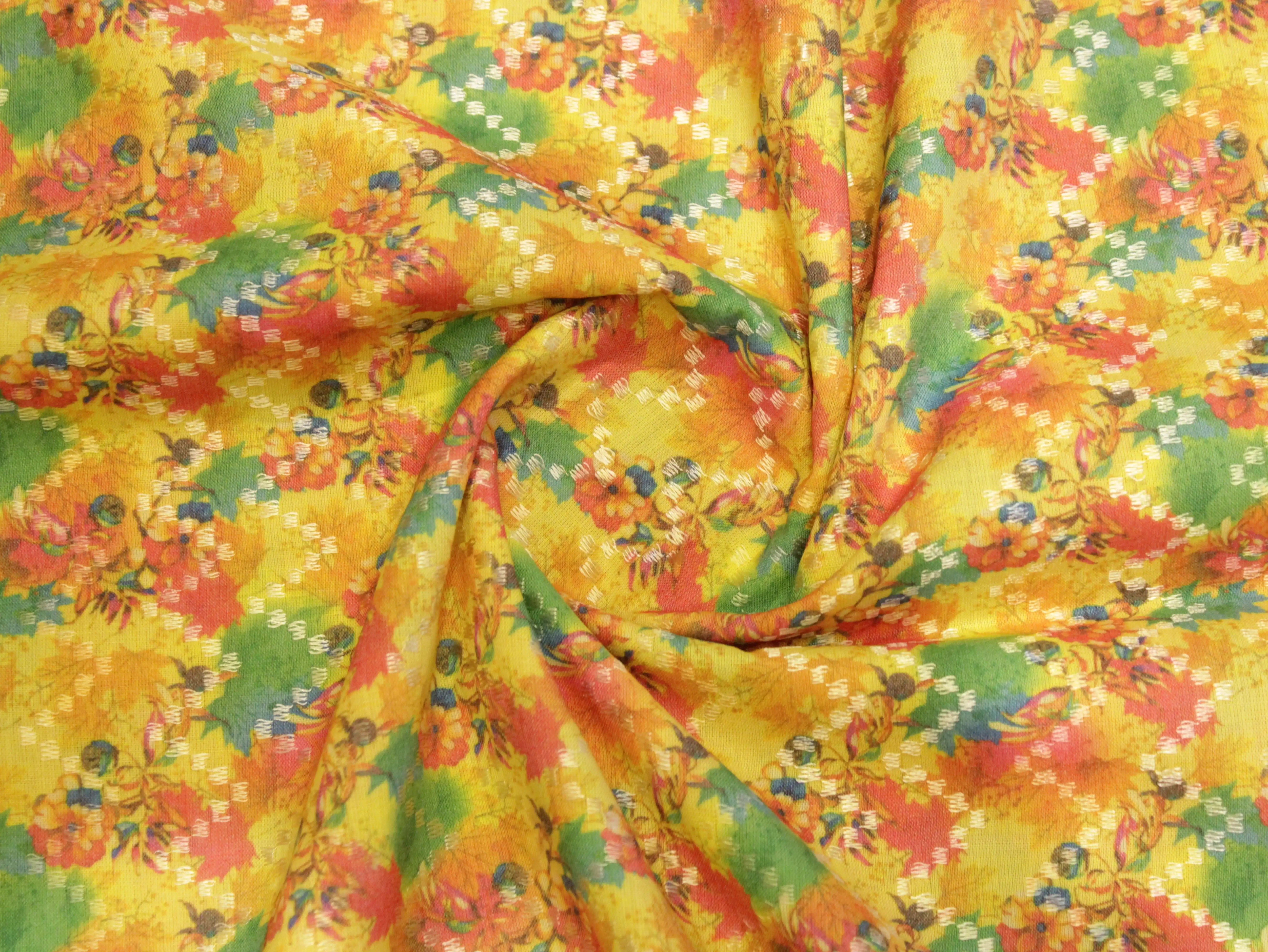 Woven Cotton Digital Print Fabric