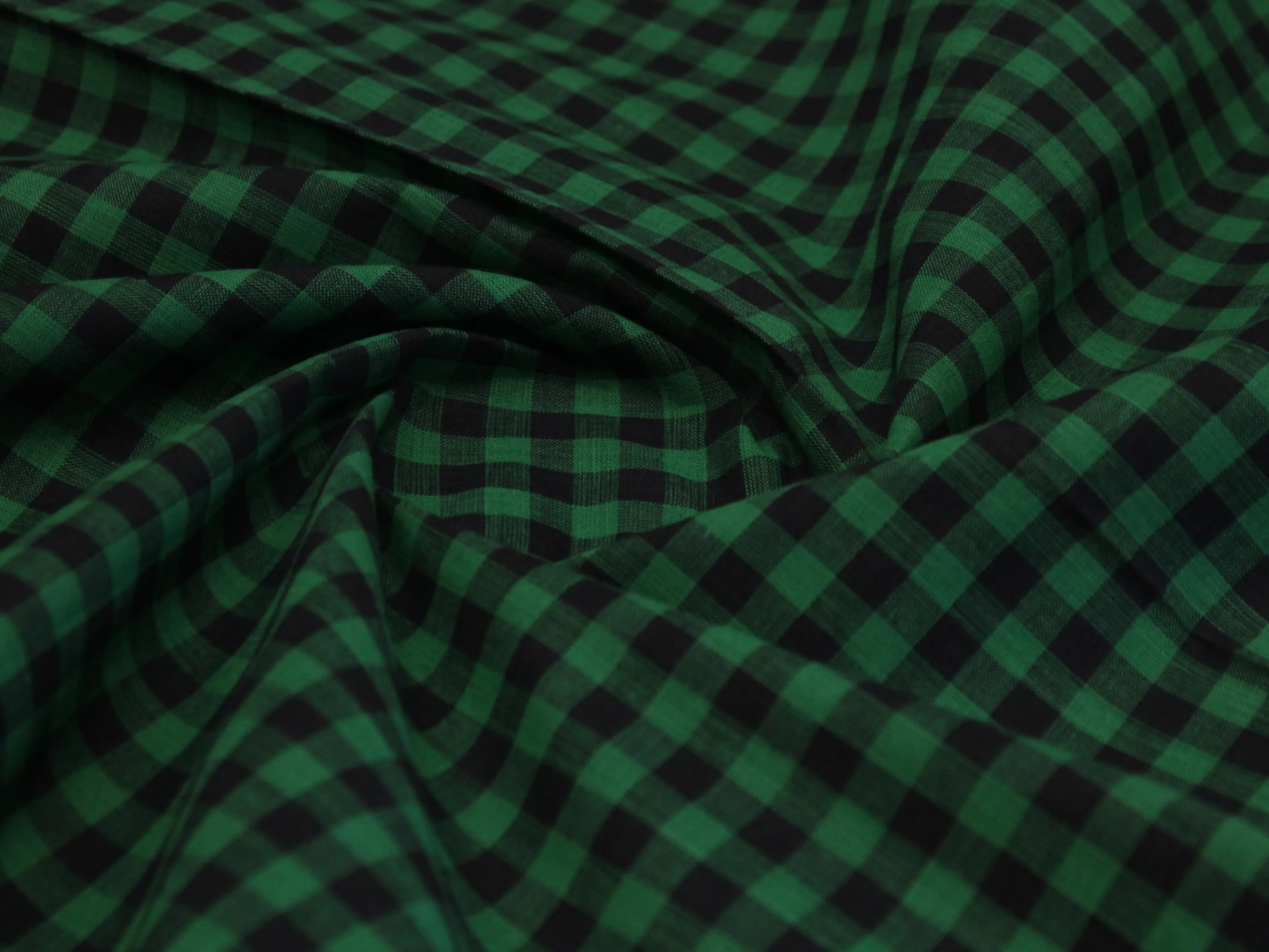 Checked Handloom Pure Cotton Woven Fabric - M'Foks