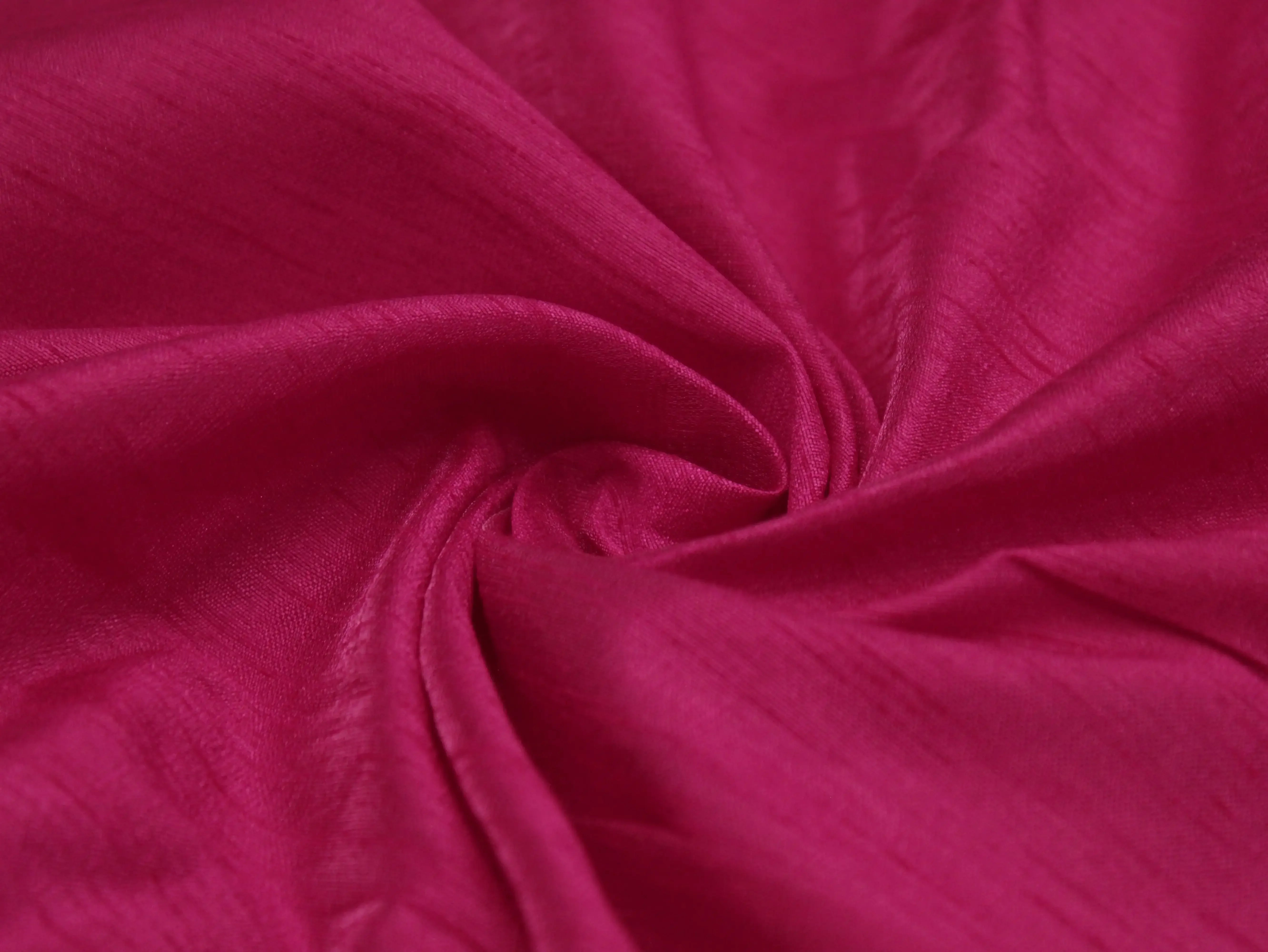Plain Dyed Raw/Dupion Silk Fabric - Silk Rani - M'Foks