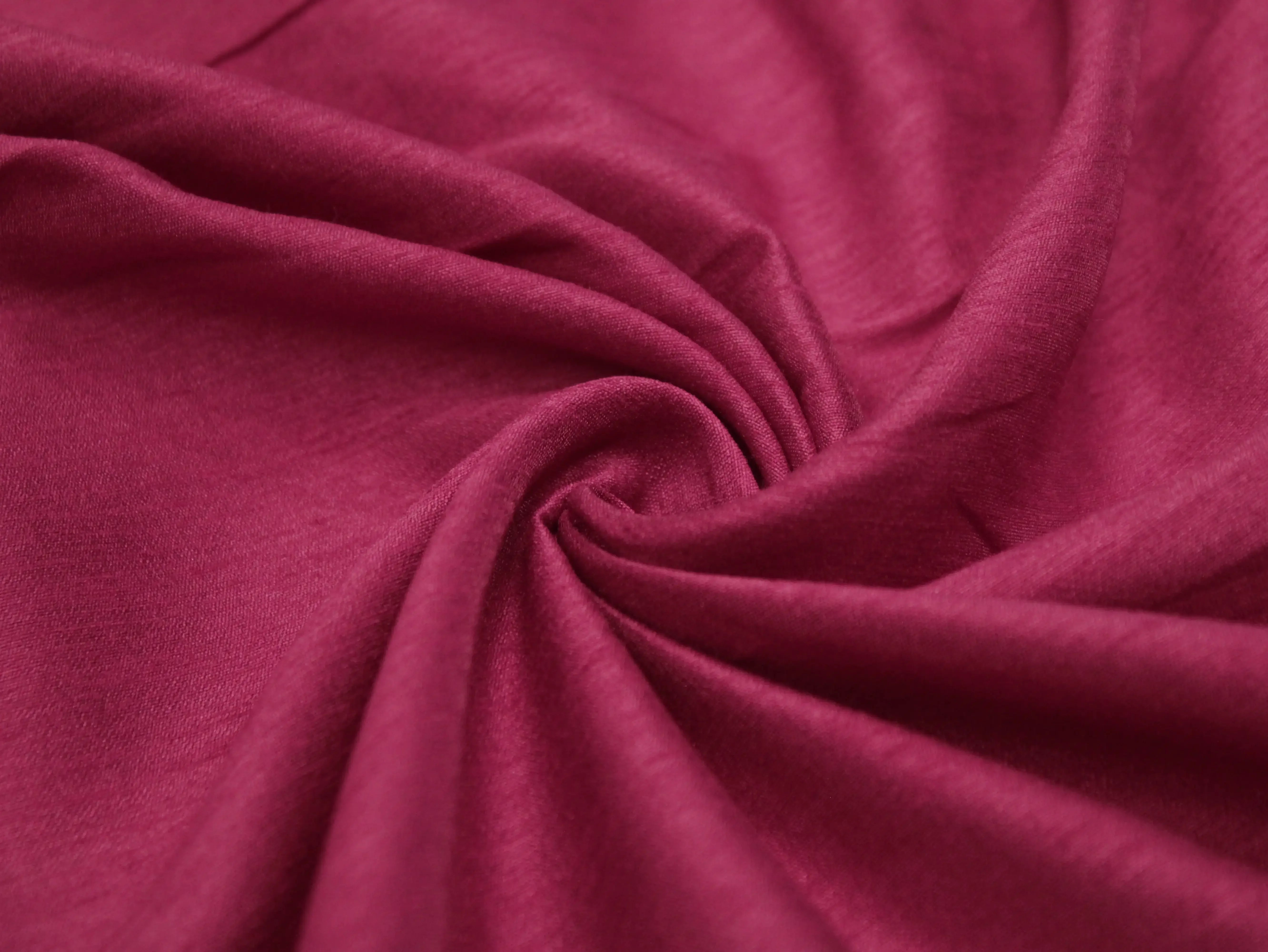 Plain Dyed Raw/Dupion Silk Fabric - Onion Pink - M'Foks