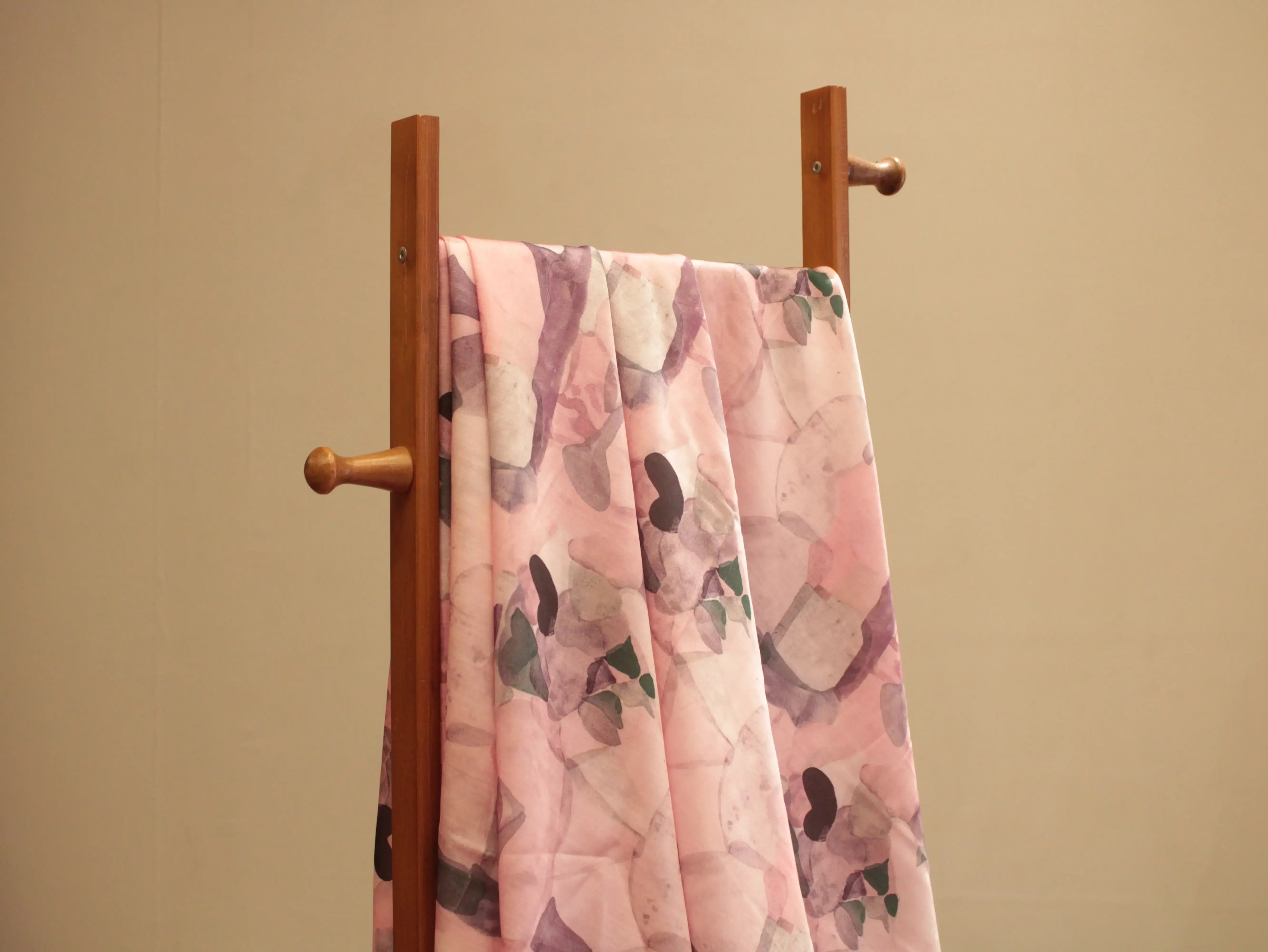 Premium Pure Satin Linen Digital Printed Fabric - M'Foks
