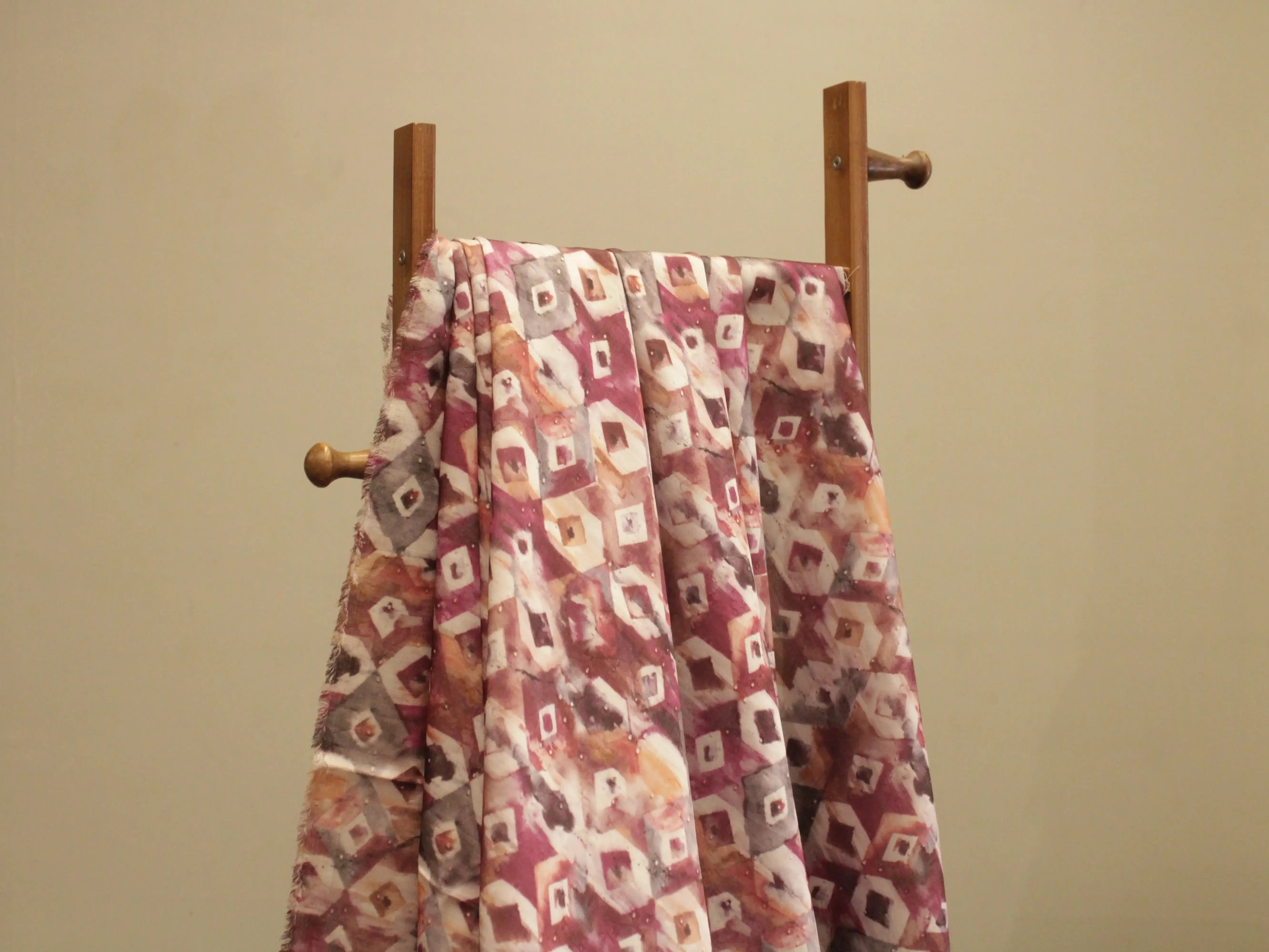 Premium Pure Satin Linen Digital Printed Fabric - M'Foks