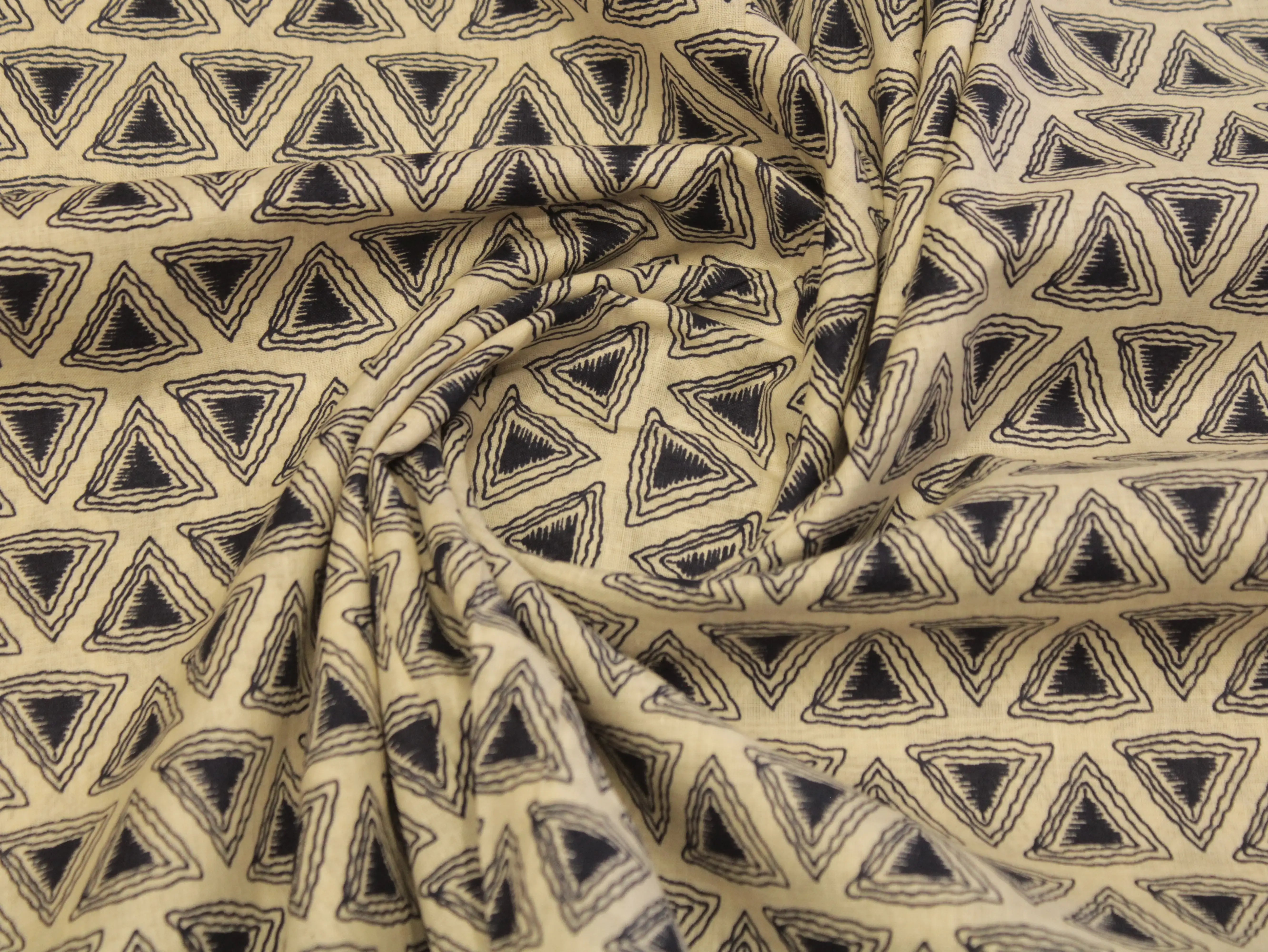 Premium cotton printed fabric - Blue
