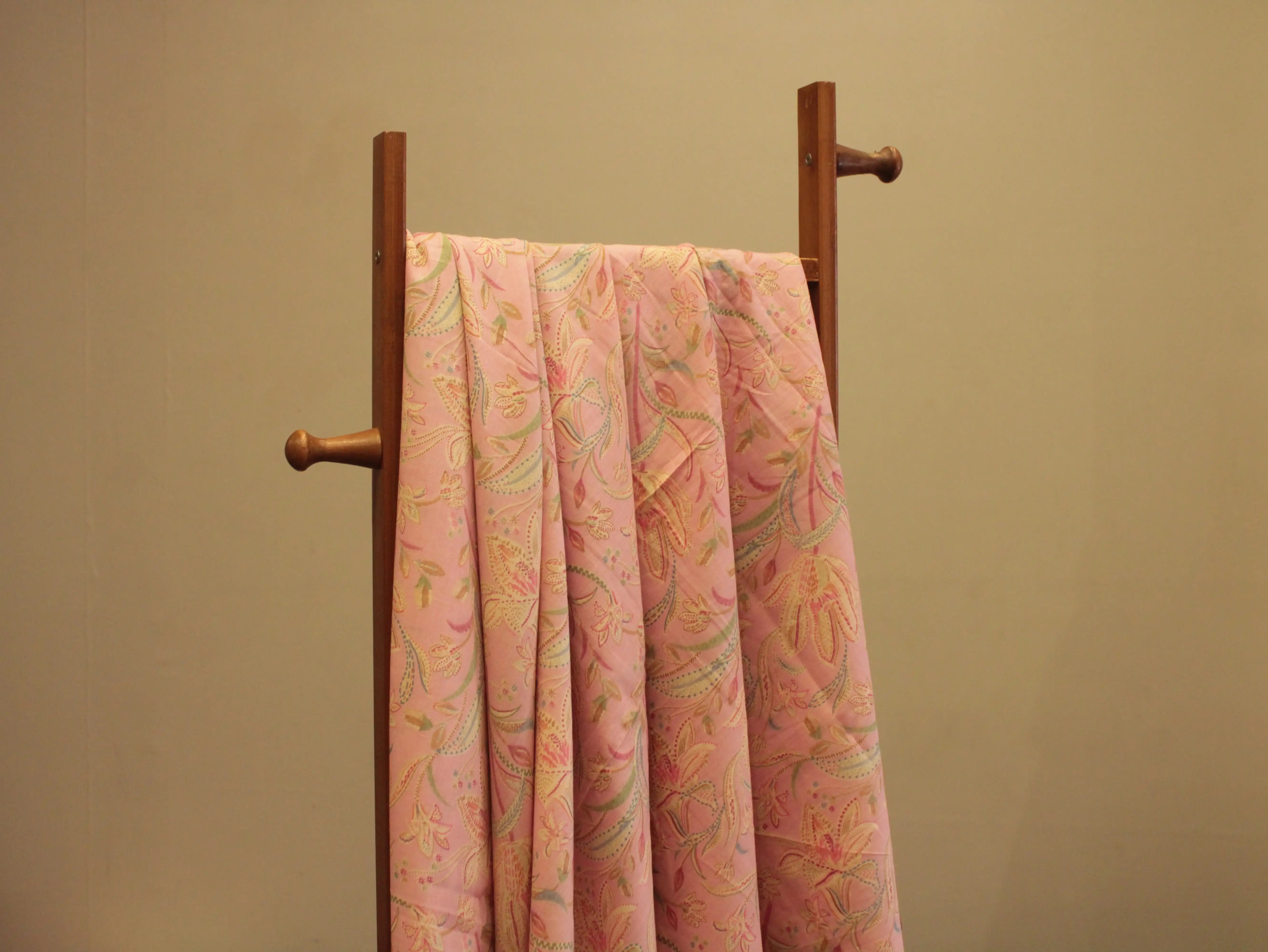 Premium Mirco cotton Digital printed fabric - Peach