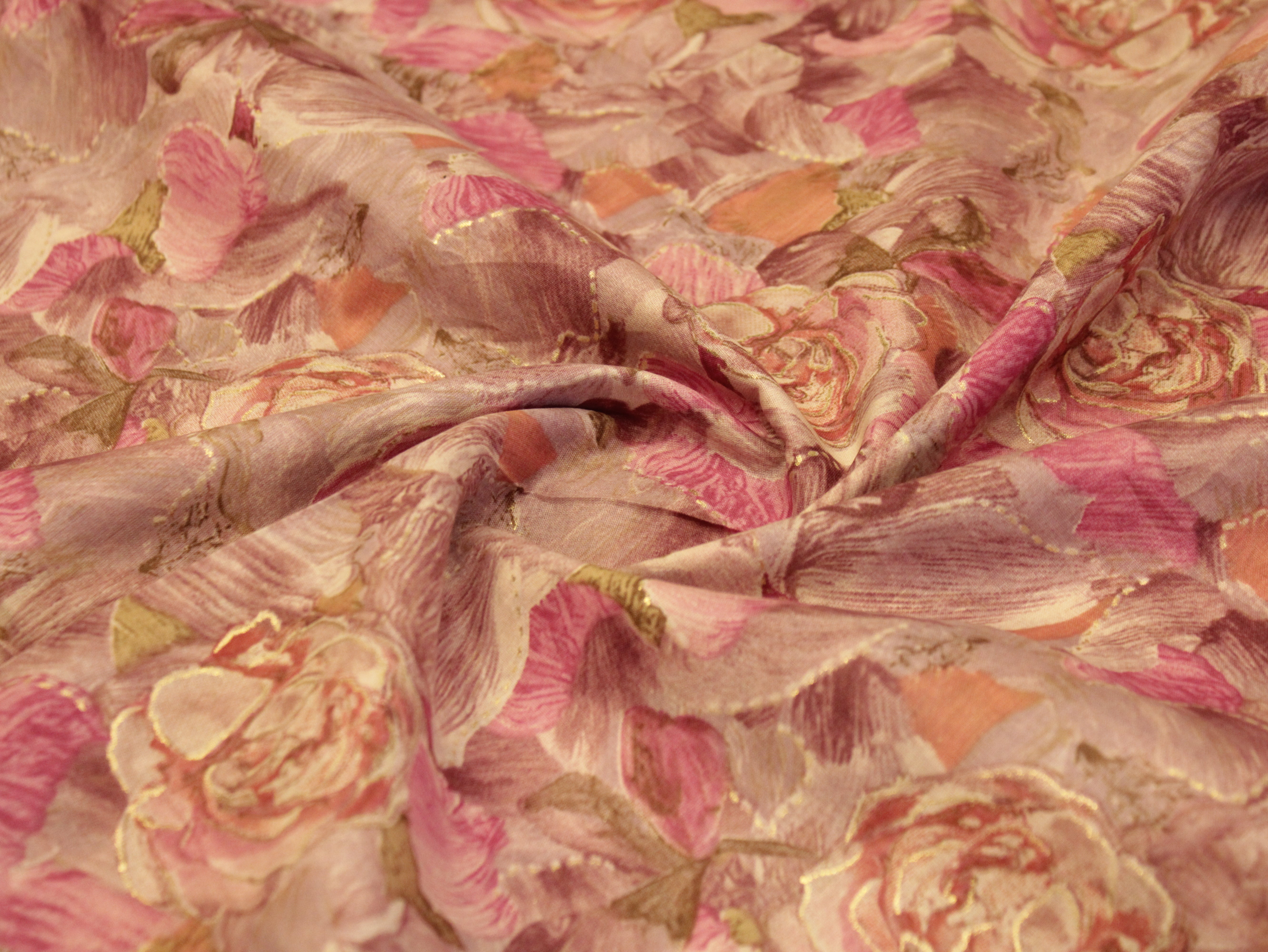 Premium Micro Fiber Pure Mal Mal Cotton Printed Fabric
