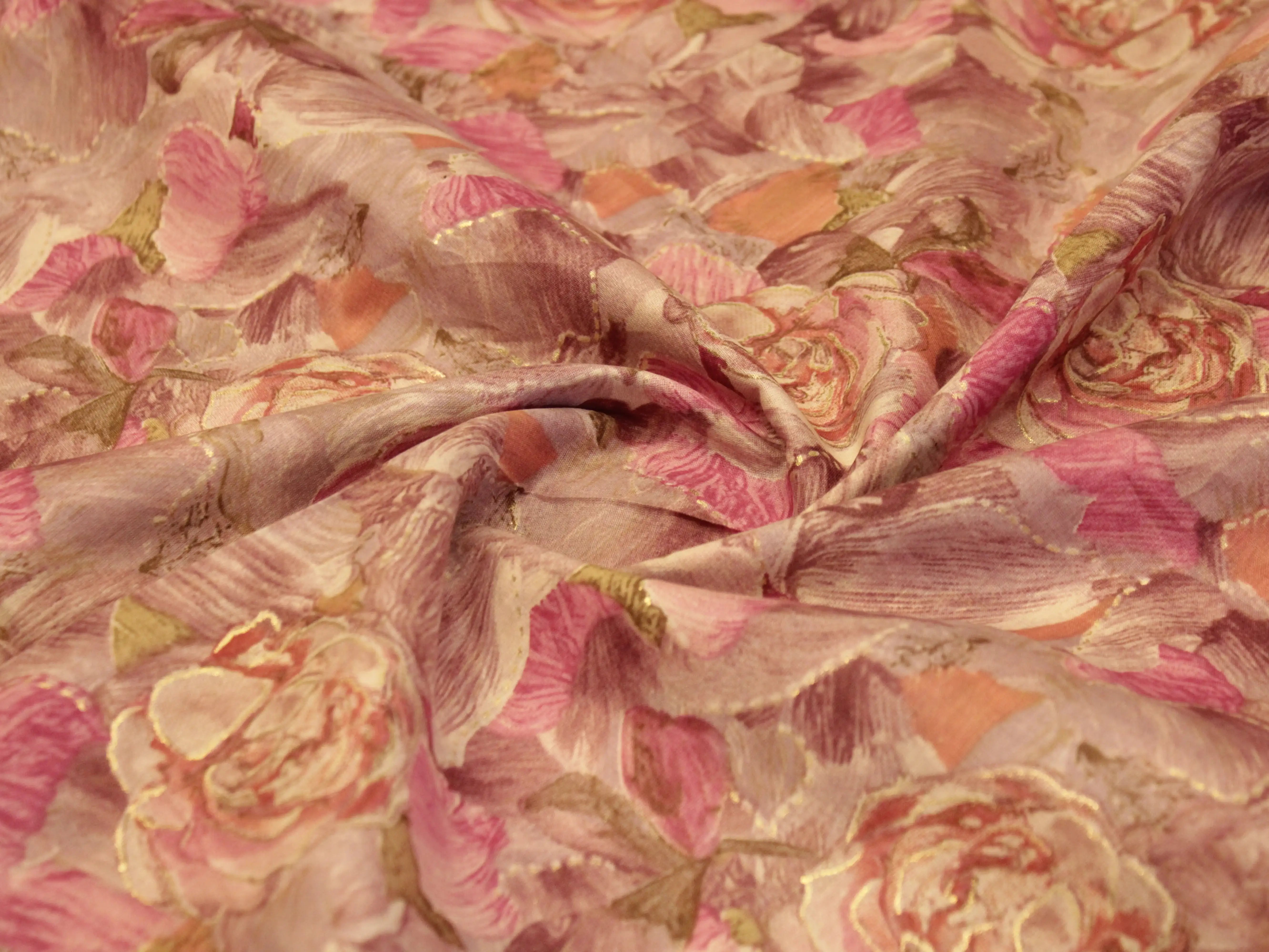 Premium Micro Fiber Pure Mal Mal Cotton Printed Fabric