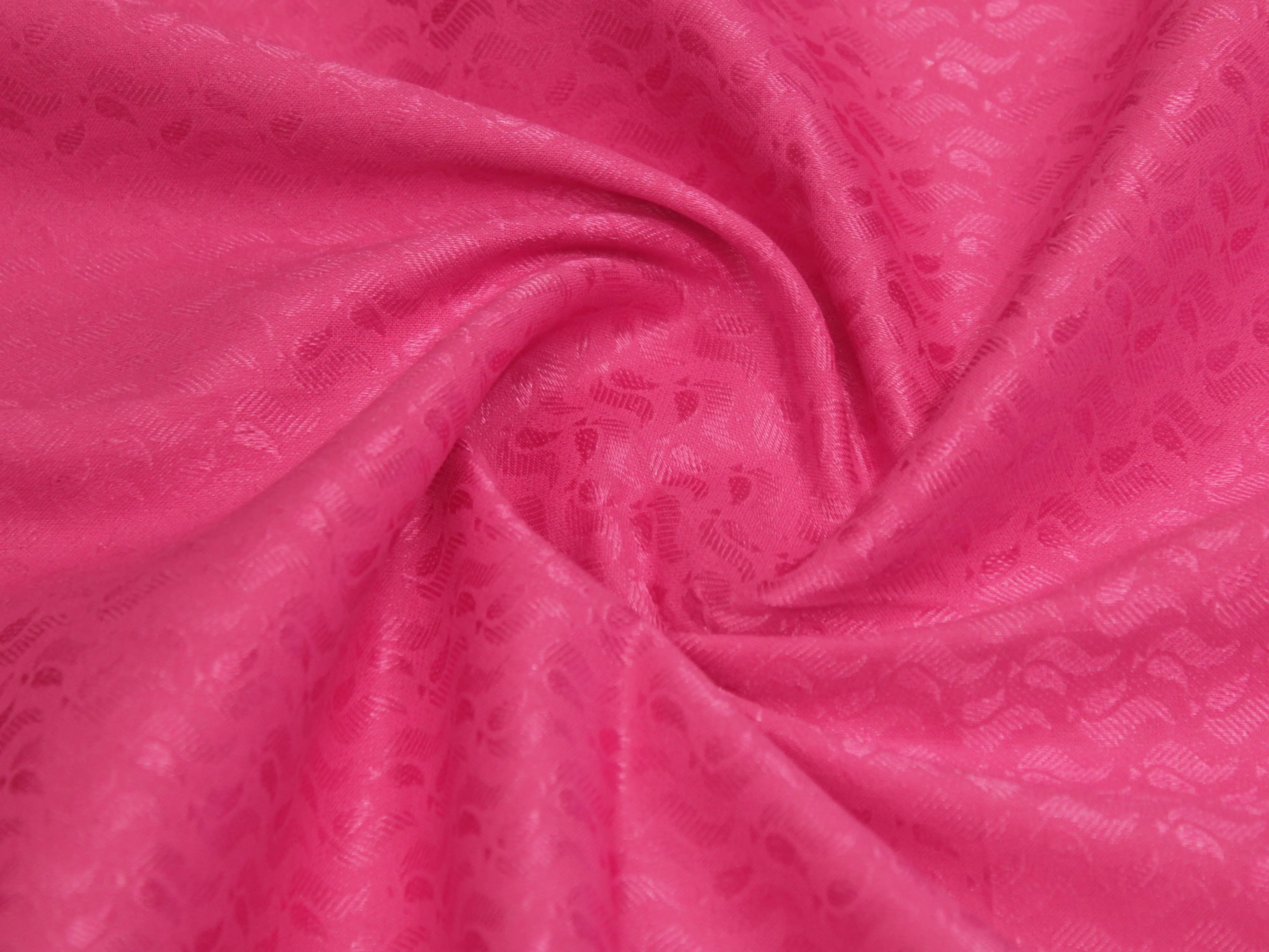 Mfoks Pure Cotton Self-Woven Fabric - Pink - M'Foks