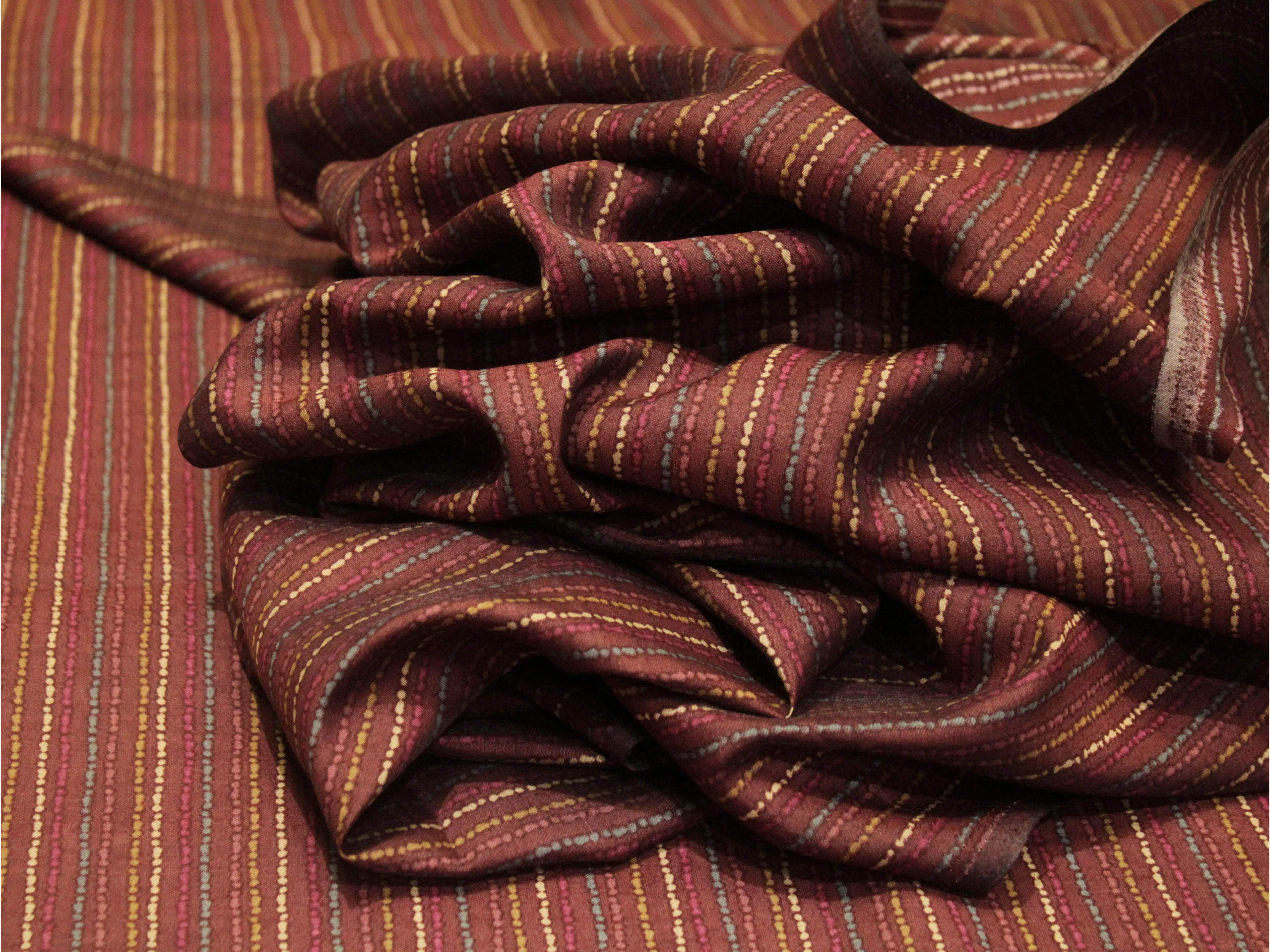 Loud : Digital Print Muslin Silk Fabric - M'Foks