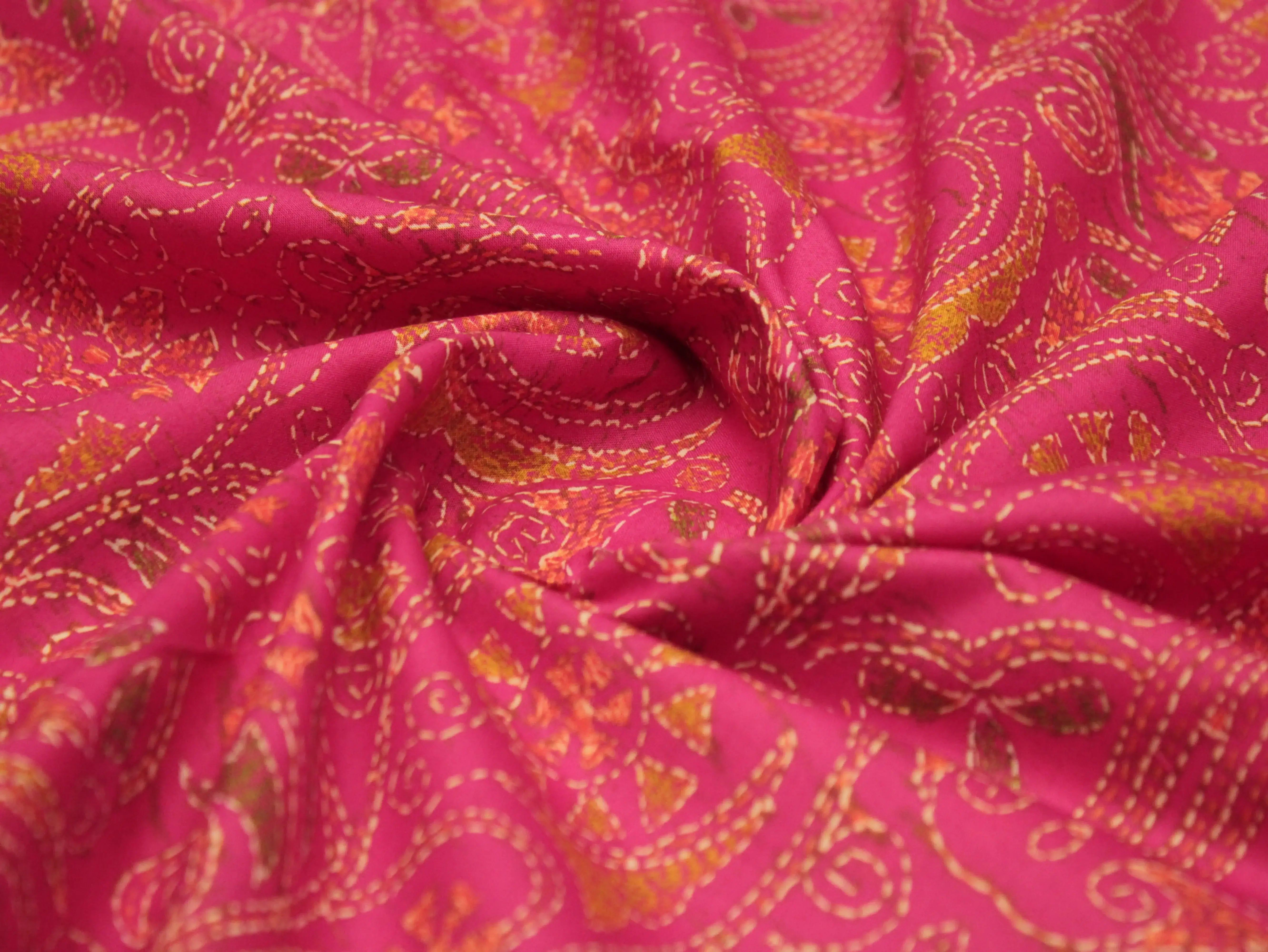 Premium Digital Printed Microfiber Cotton Lawn Fabric - M'Foks