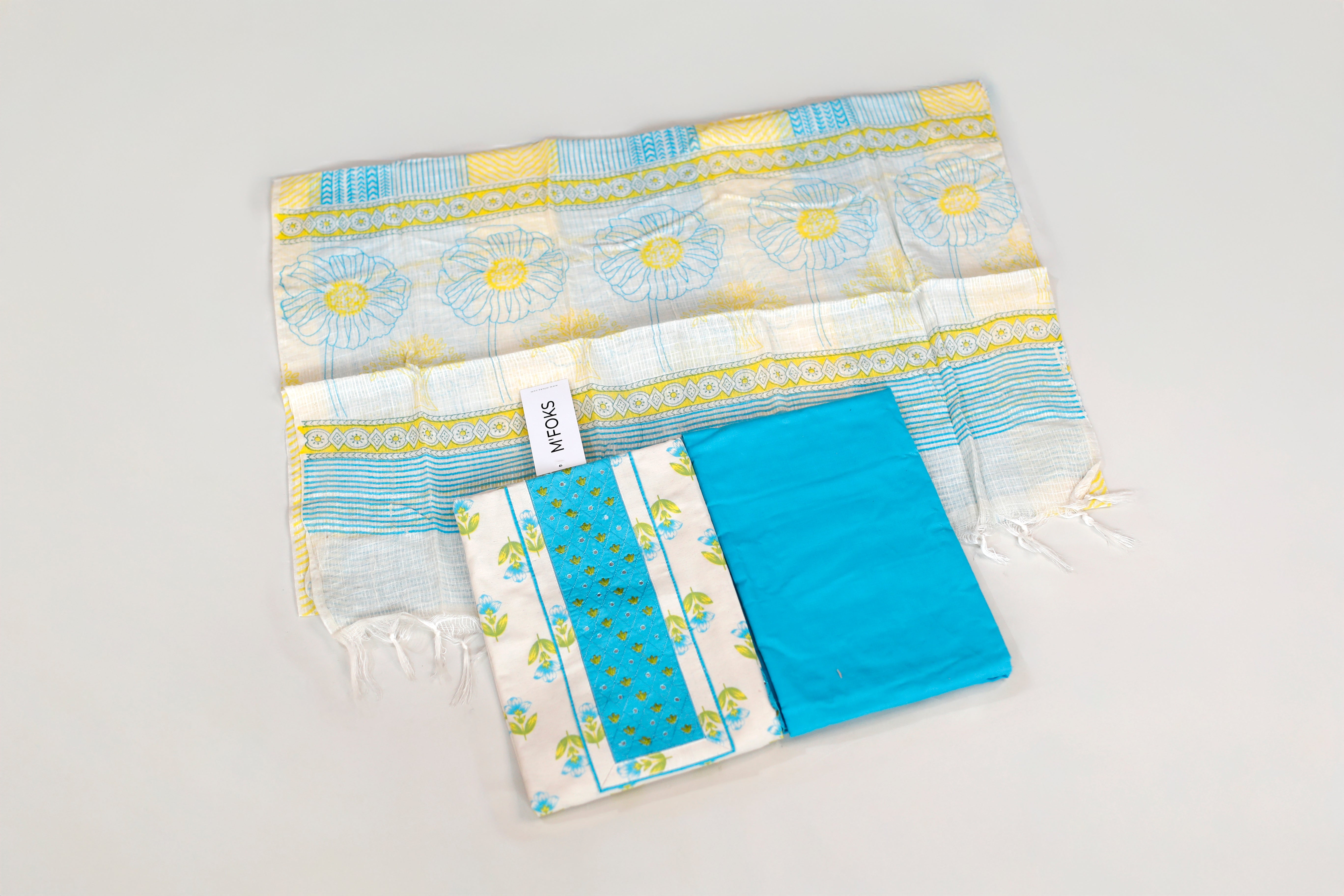 Flex Cotton Unstitched Suit - M'Foks