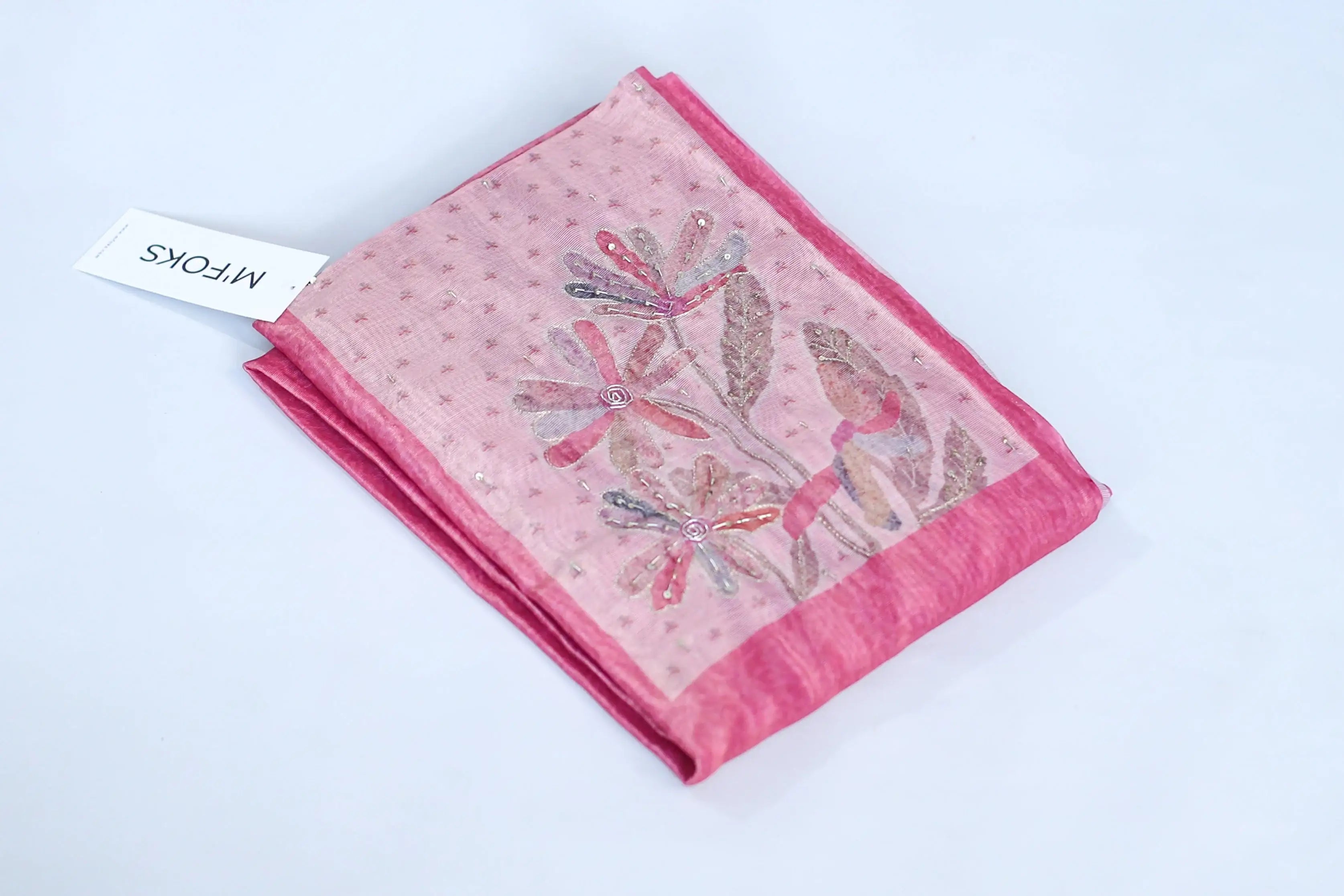 Tissue Silk Digital Printed Suit Set with Minimal Work