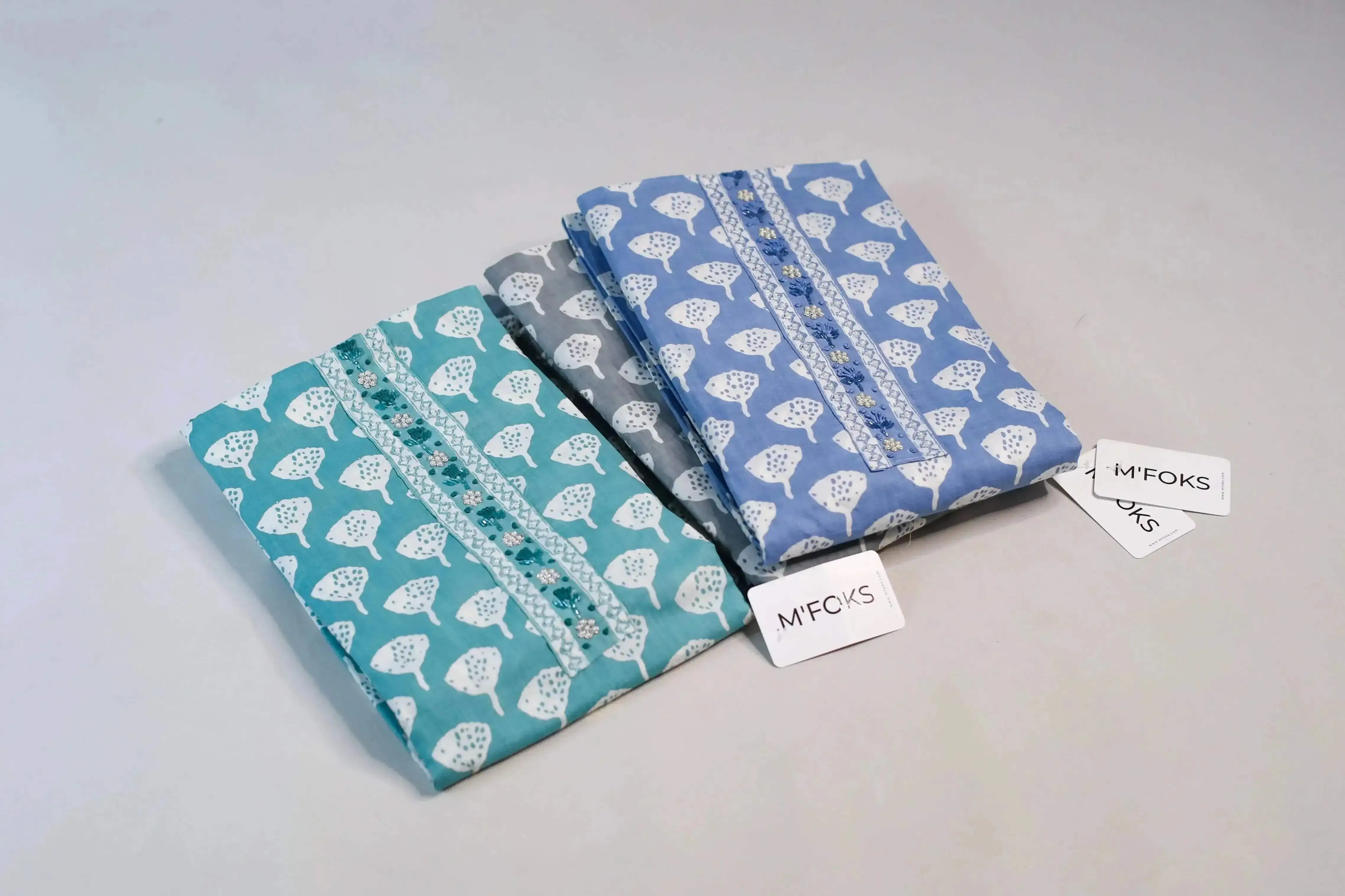 Cotton Printed Unstitched Suit Set - M'Foks