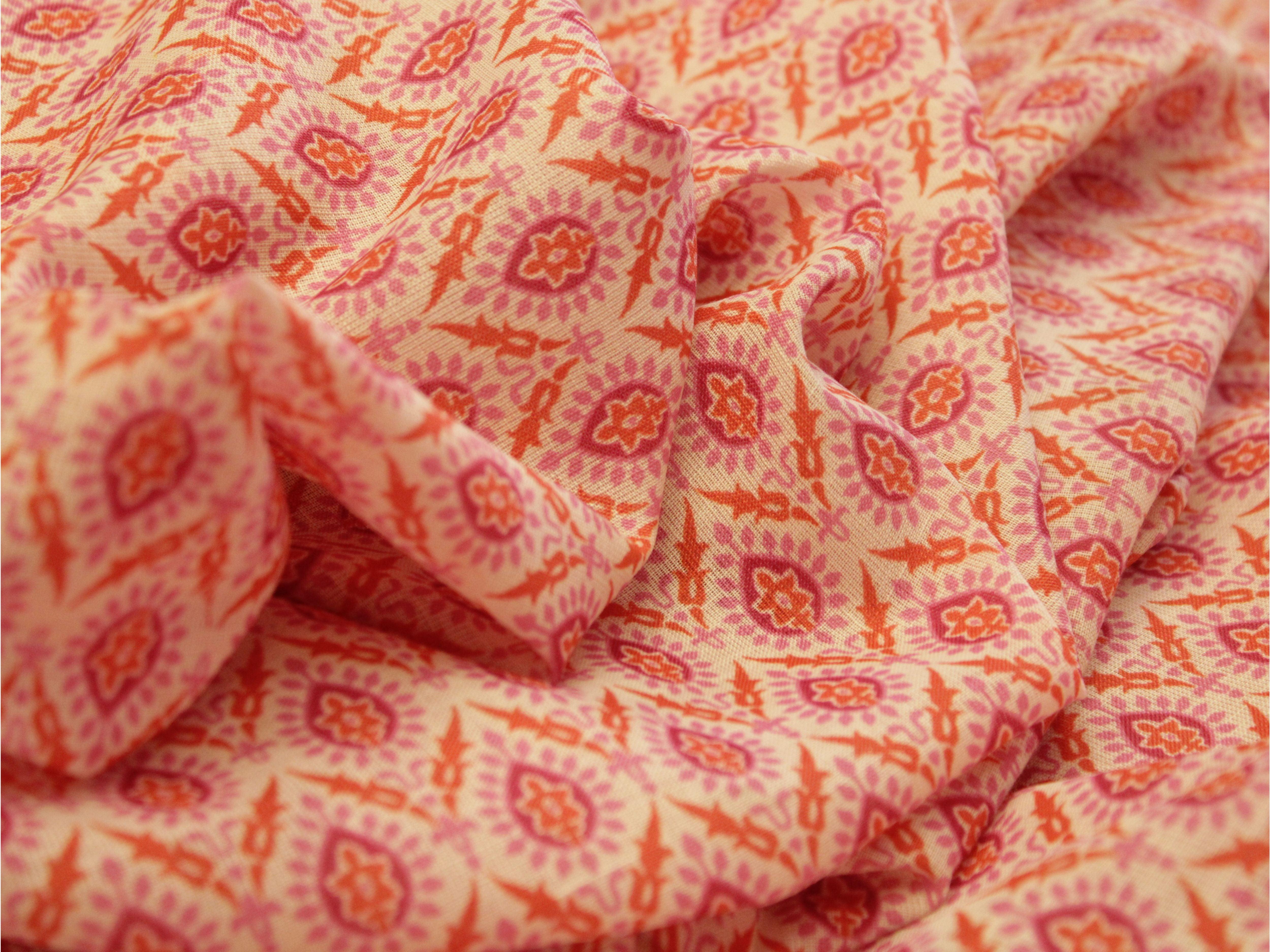 Digital Dusk - Linen Textured Cotton Fabric - M'Foks