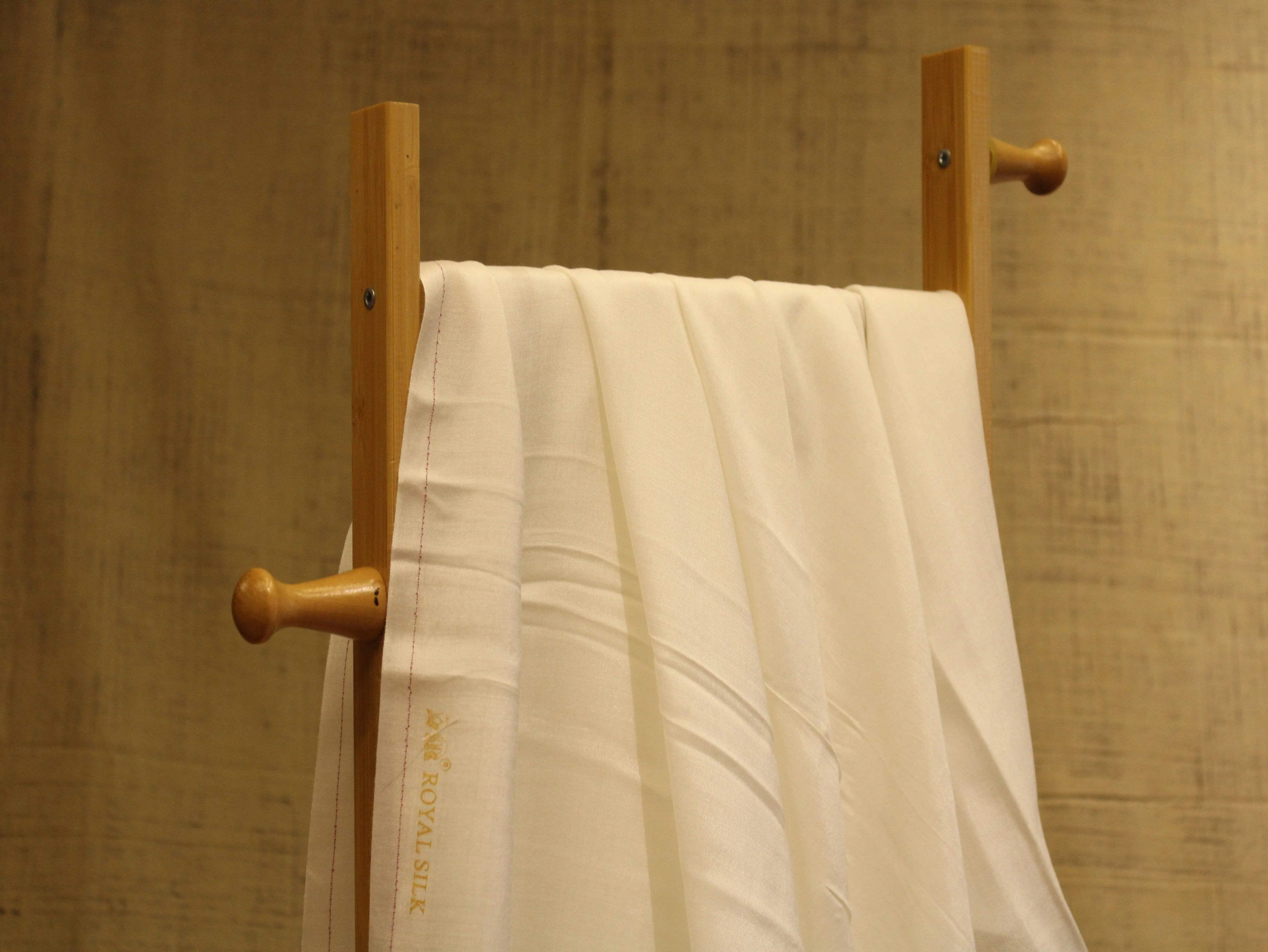 Dyeable Pure Royal Silk Santoon Fabric - M'Foks