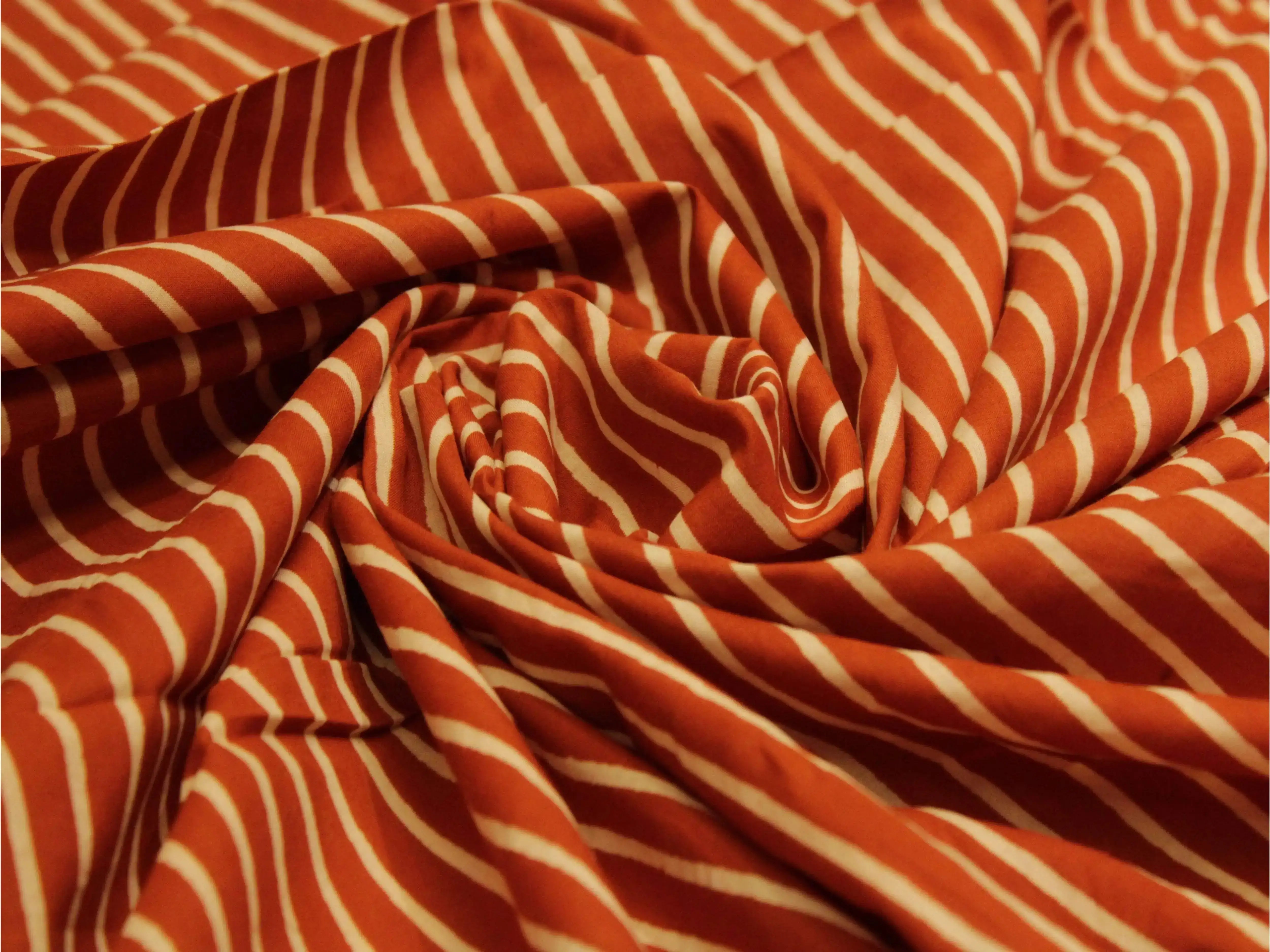 Euphoric - Cotton Hand Block Printed Fabric by M'Foks - M'Foks