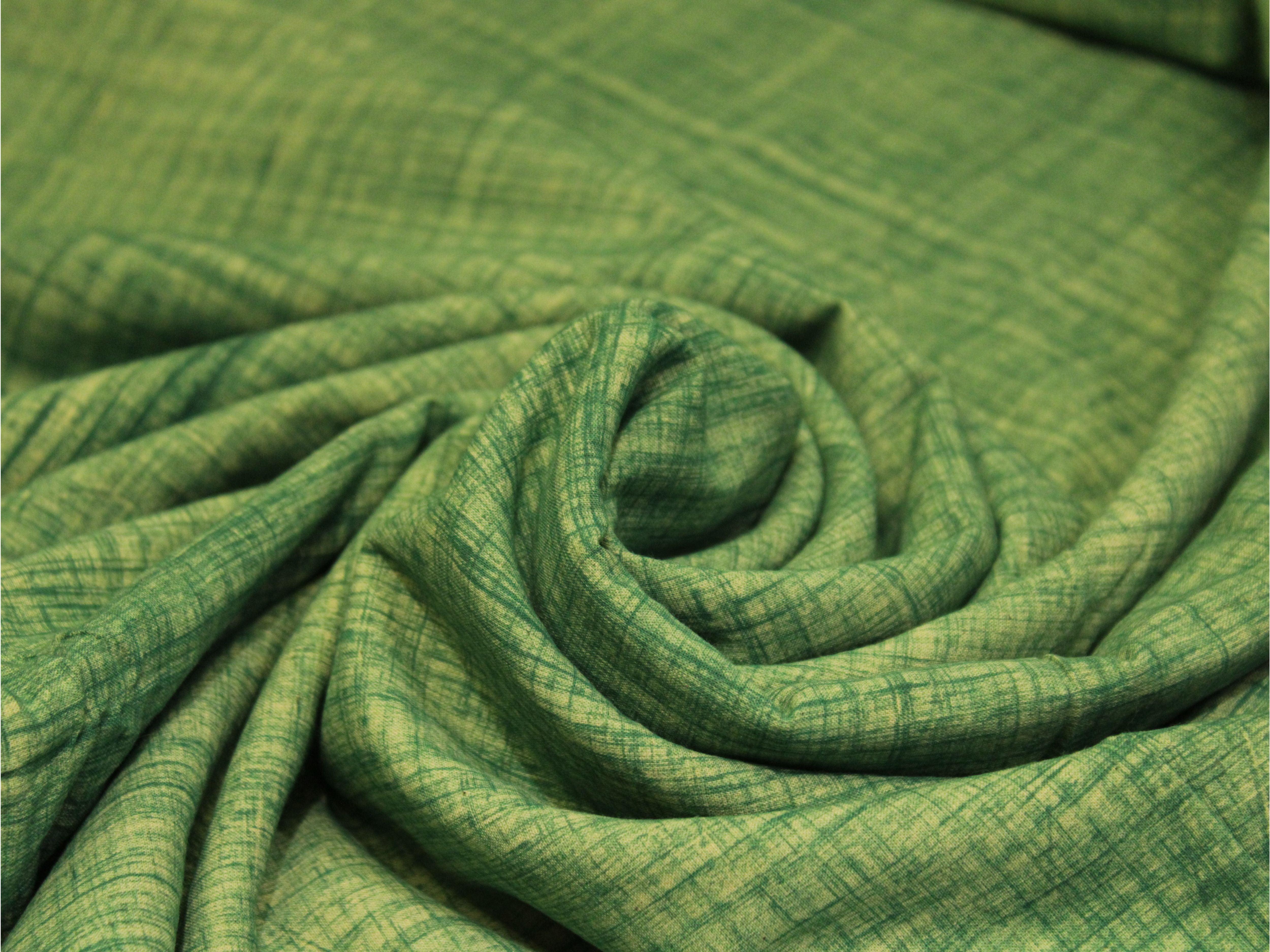Euphoric - Cotton Hand Block Printed Fabric by M'Foks - M'Foks