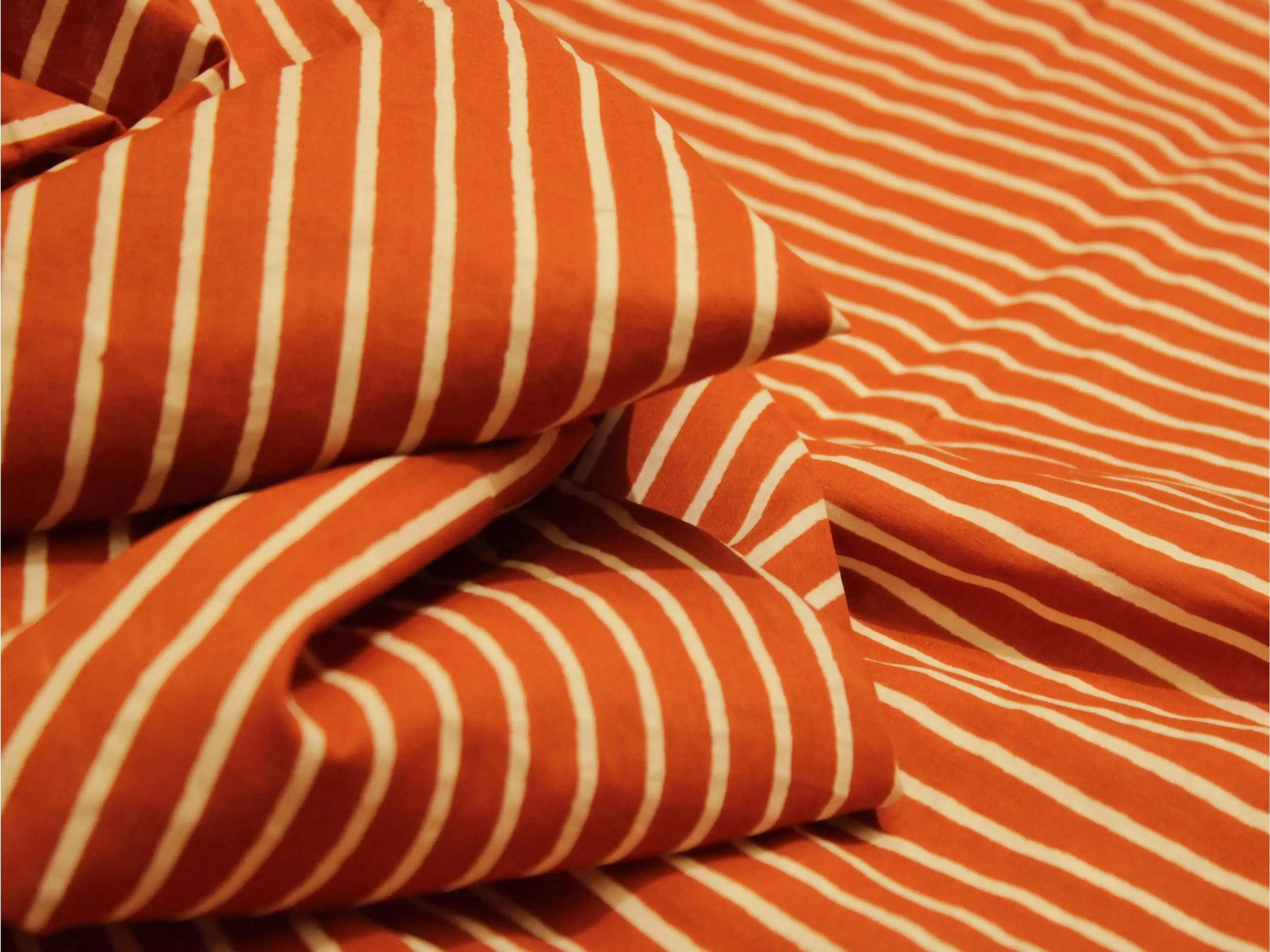 Euphoric - Cotton Hand Block Printed Fabric by M'Foks