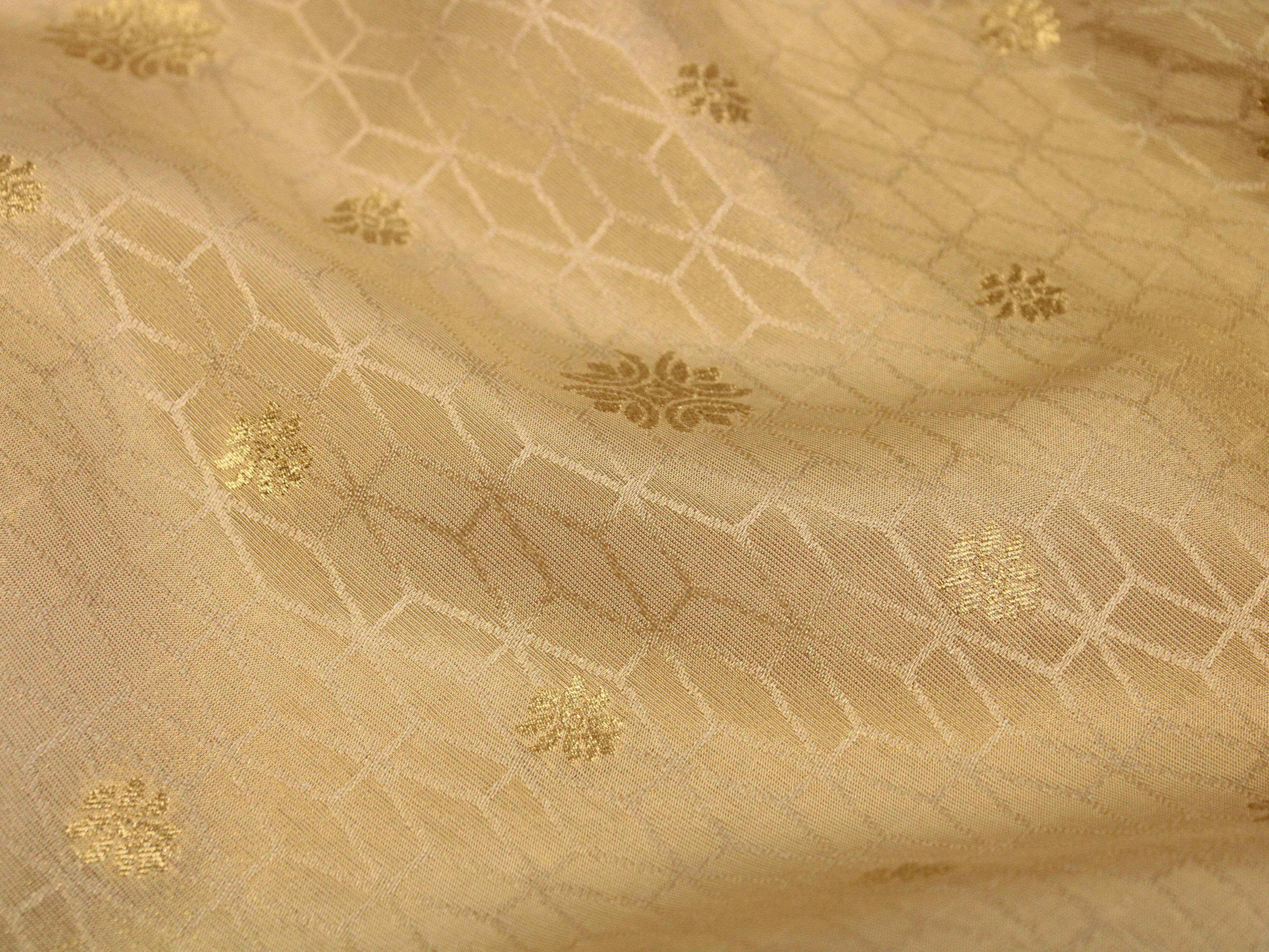 Tissue Self-Woven Jacquard Fabric - Dyeable