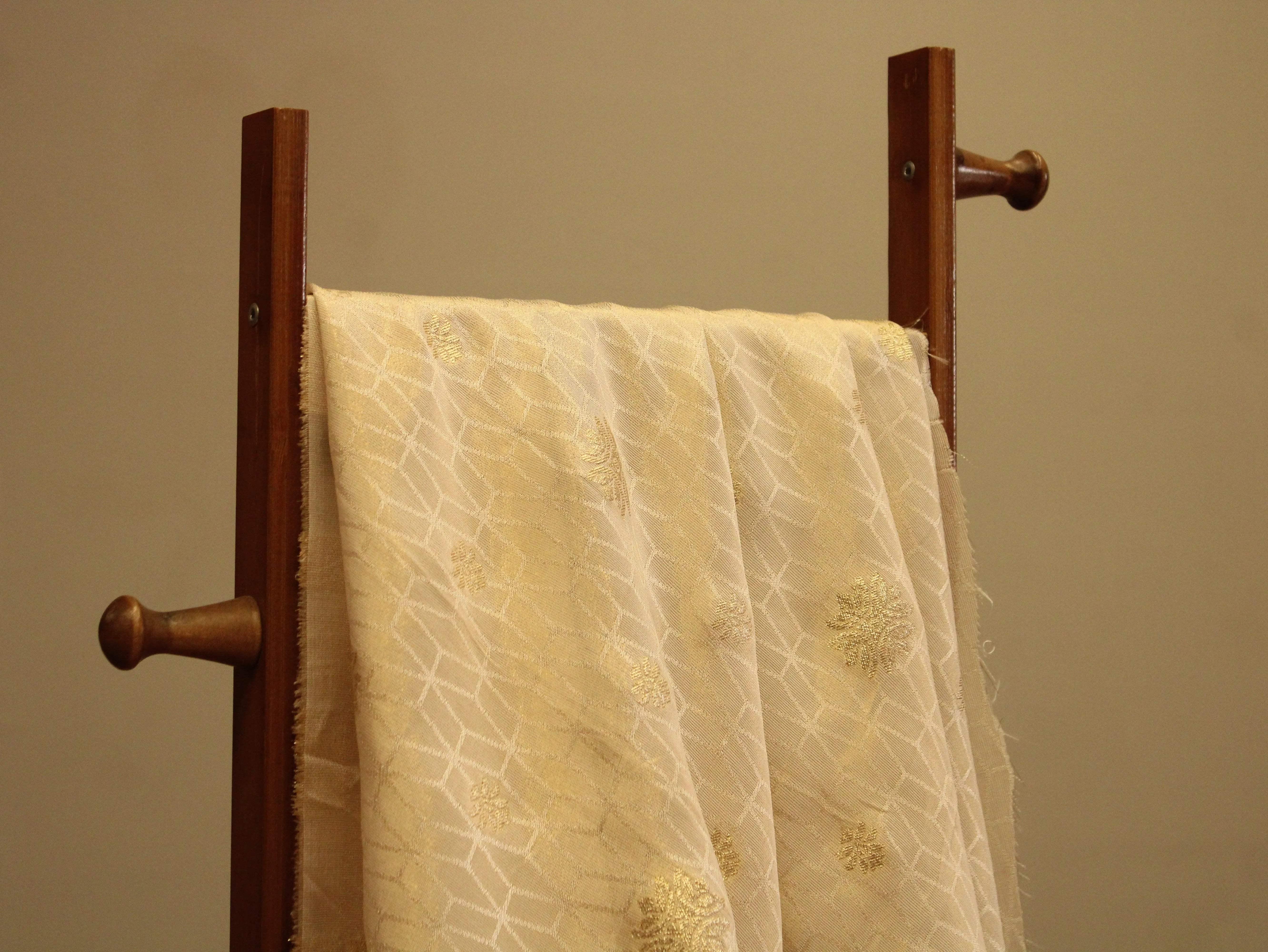 Tissue Self-Woven Jacquard Fabric - Dyeable