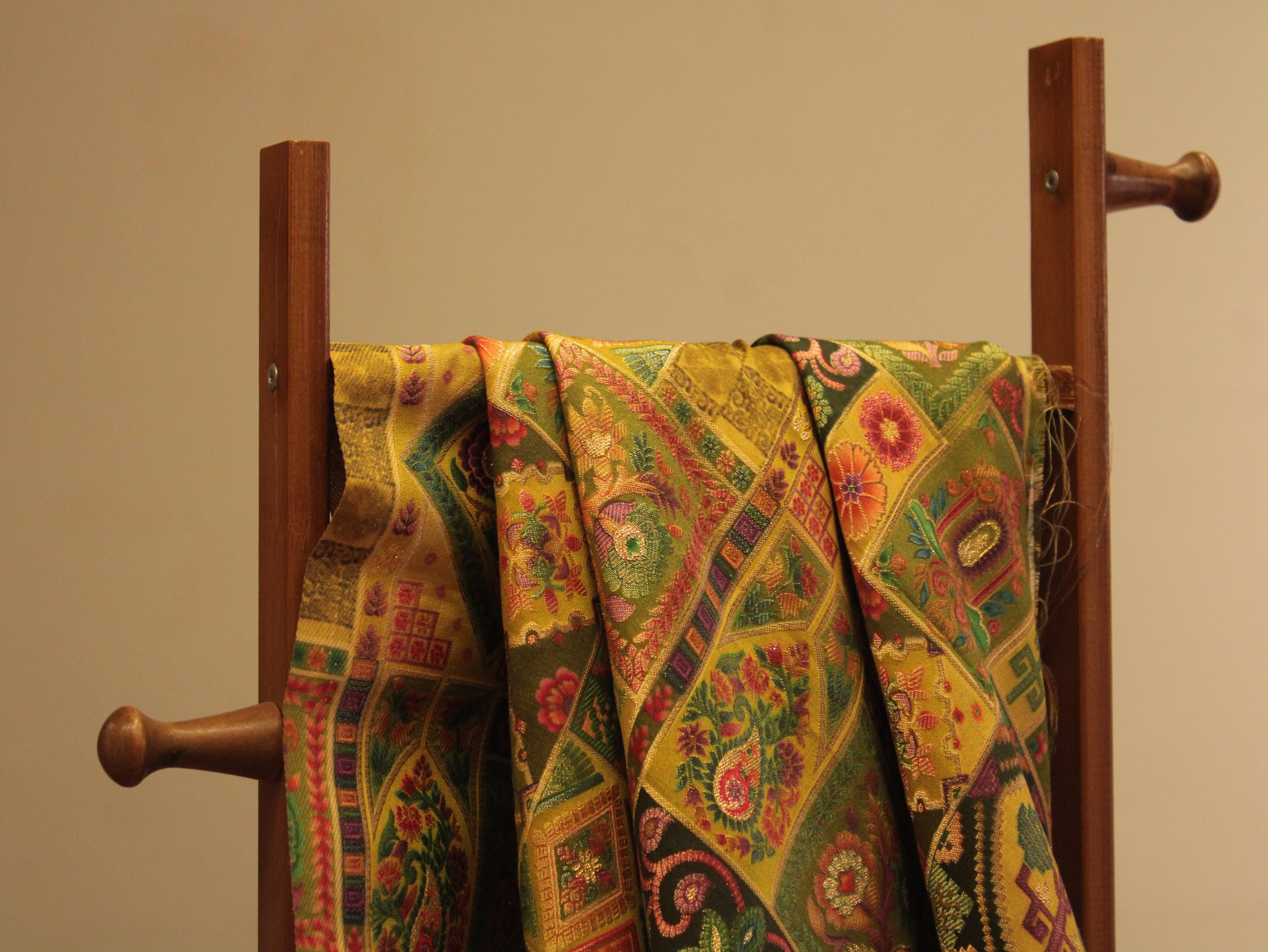 Kaleido : Woven Jacquard Fabric - Mehendi Yellow - M'Foks