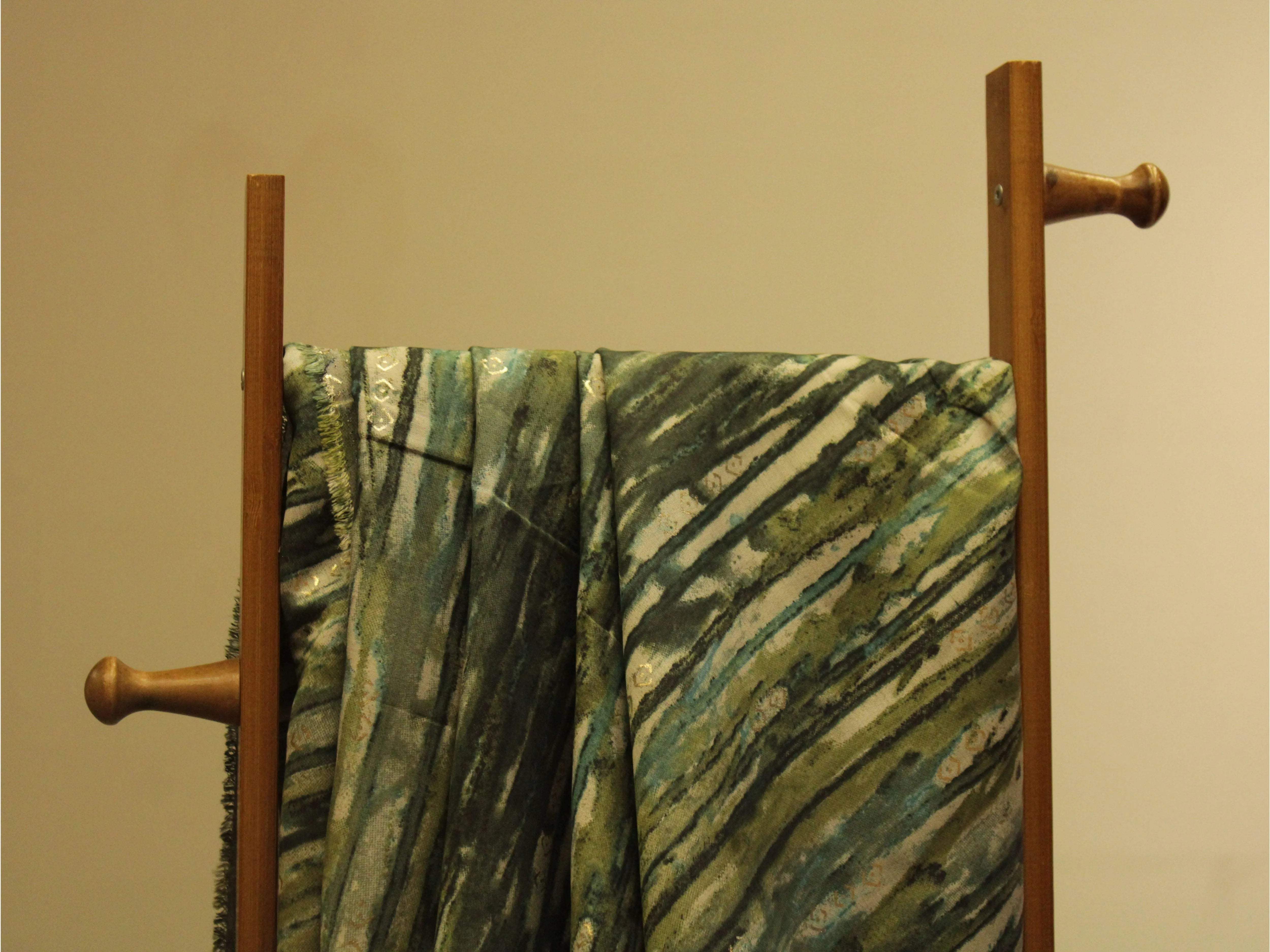 Loud : Digital Print Muslin Silk Fabric - M'Foks