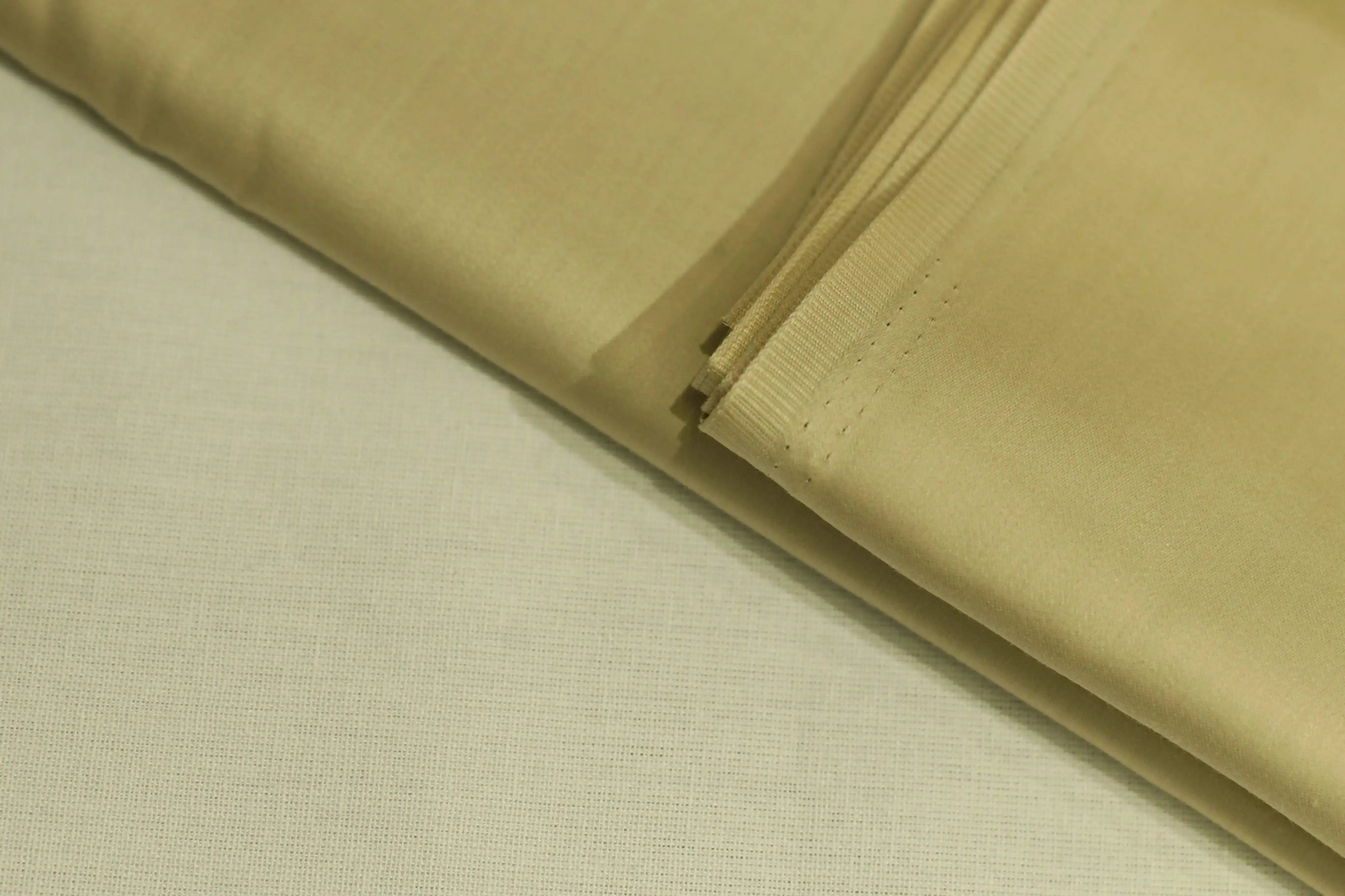 Mfoks : Everyday Plain Cotton Satin Fabric - Beige - M'Foks